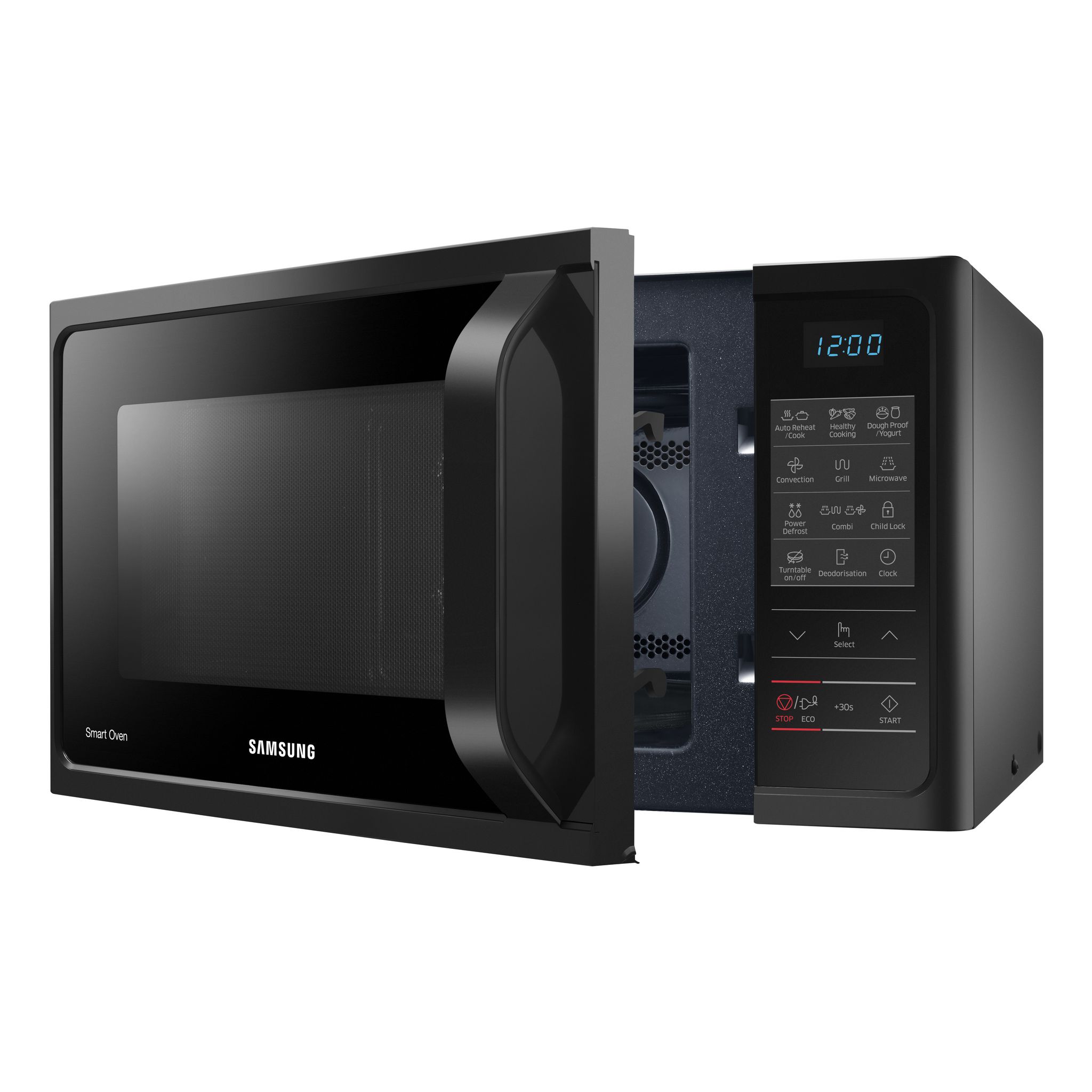 Voir la diapositive 5 : SAMSUNG Micro-onde combiné MC28H5013AK - 1400 W - Capacité 28 L - Noir