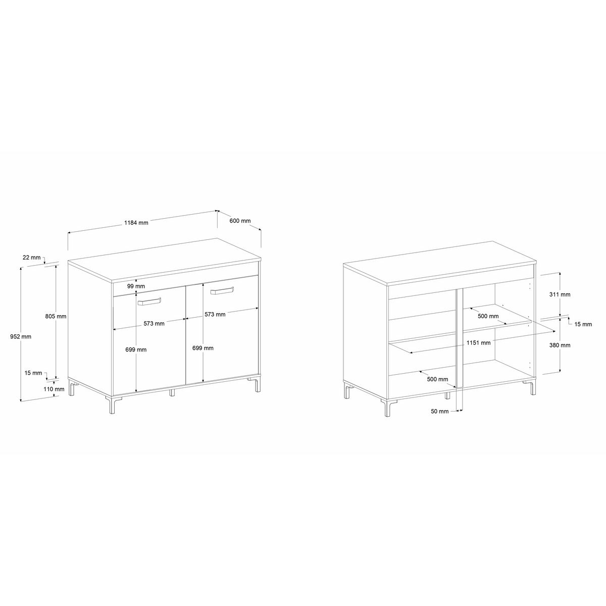Ensemble cuisine complète L296 cm SAMBA