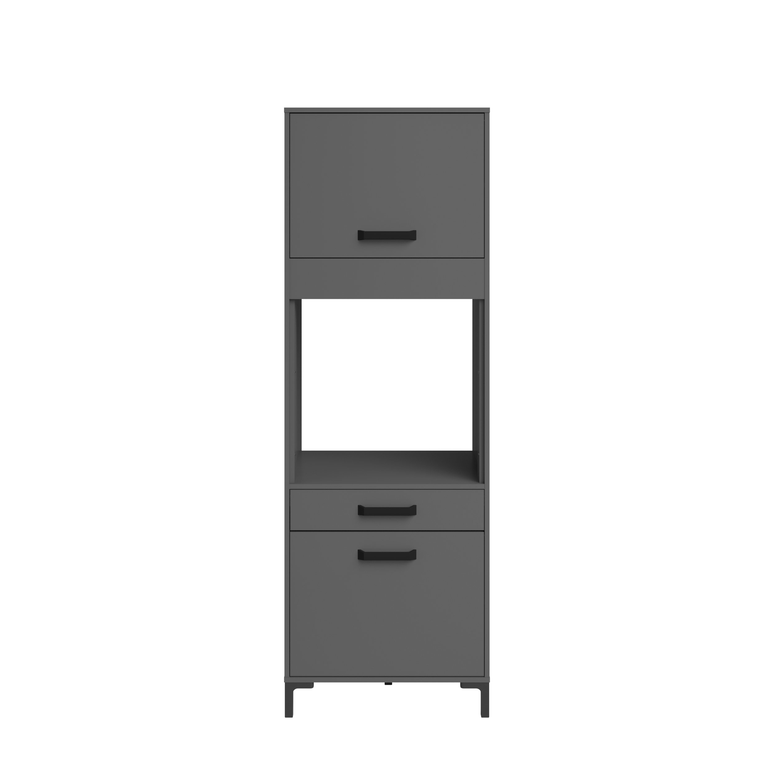Voir la diapositive 5 : Colonne de four 2 portes 1 tiroir L63cm SAMBA