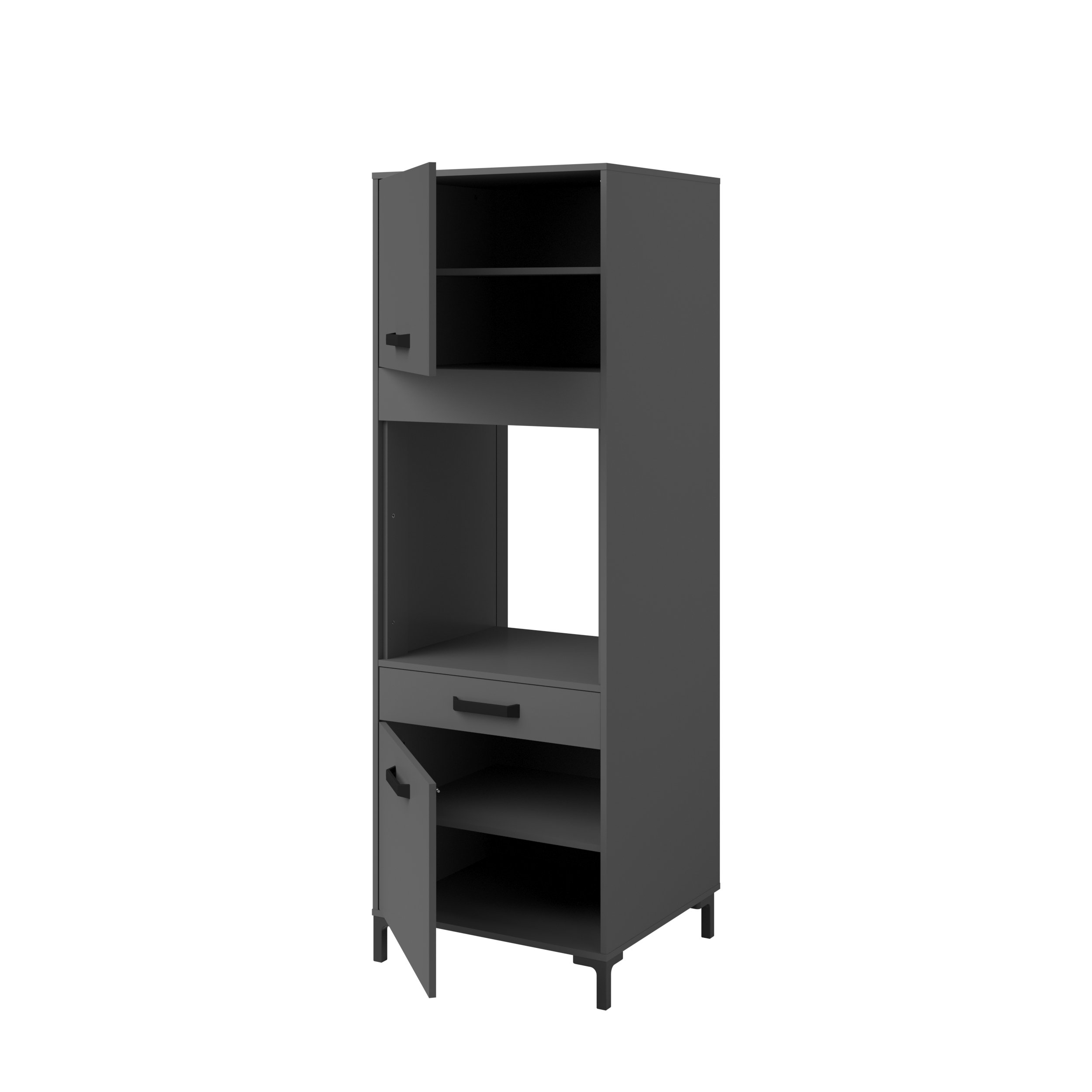 Voir la diapositive 7 : Colonne de four 2 portes 1 tiroir L63cm SAMBA