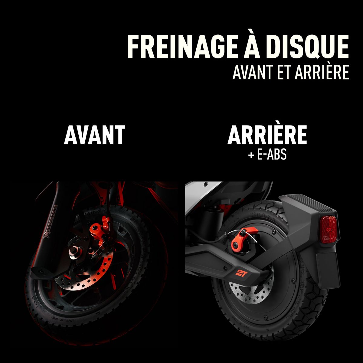 SEGWAY Trottinette électrique ZT3 Pro - Noir et Rouge