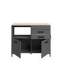 Voir la diapositive 8 : Meuble bas de cuisine 2 portes 2 tiroirs L118cm SAMBA