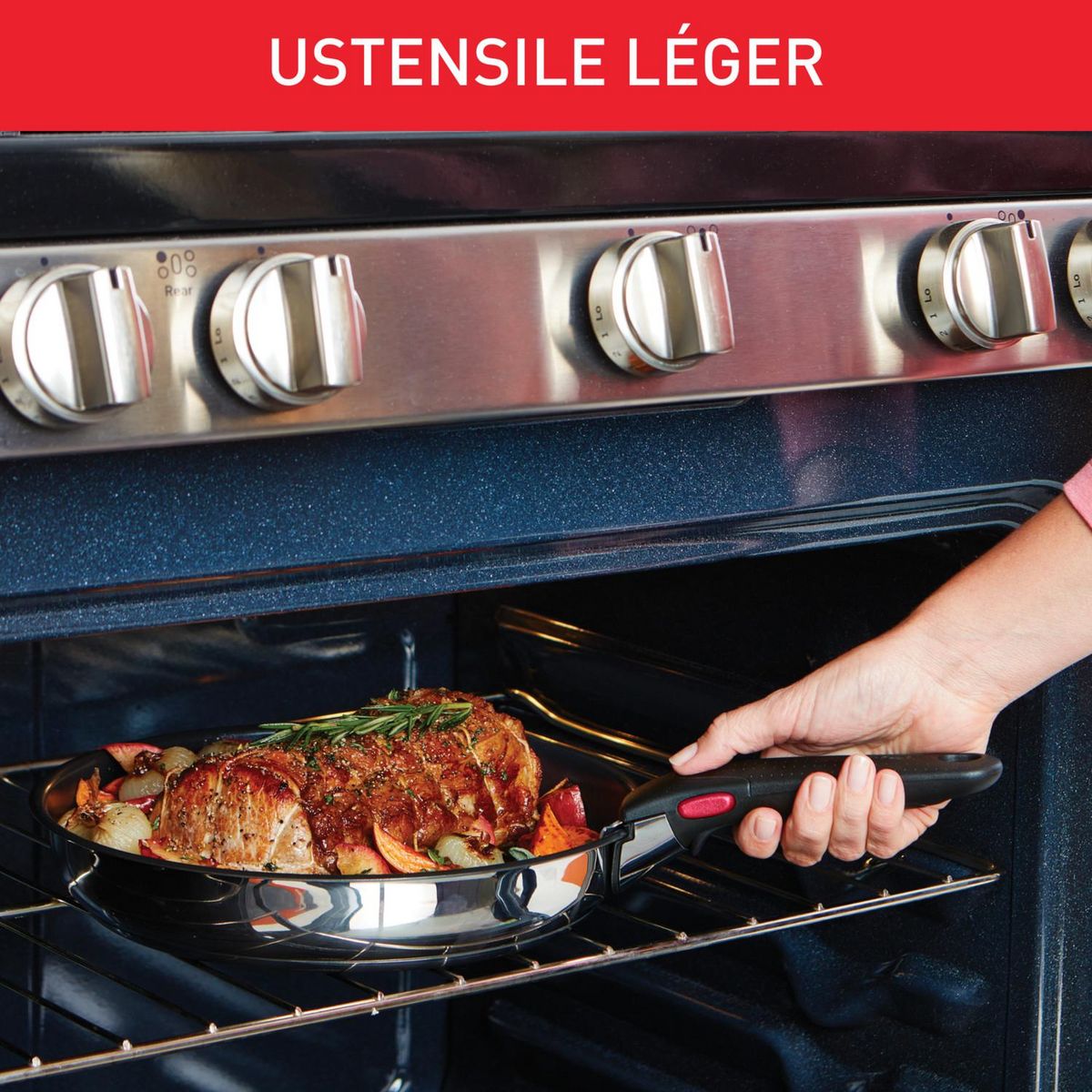 TEFAL Set 3 pièces inox tous feux dont induction