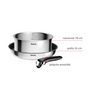Voir la diapositive 7 : TEFAL Set 3 pièces inox tous feux dont induction