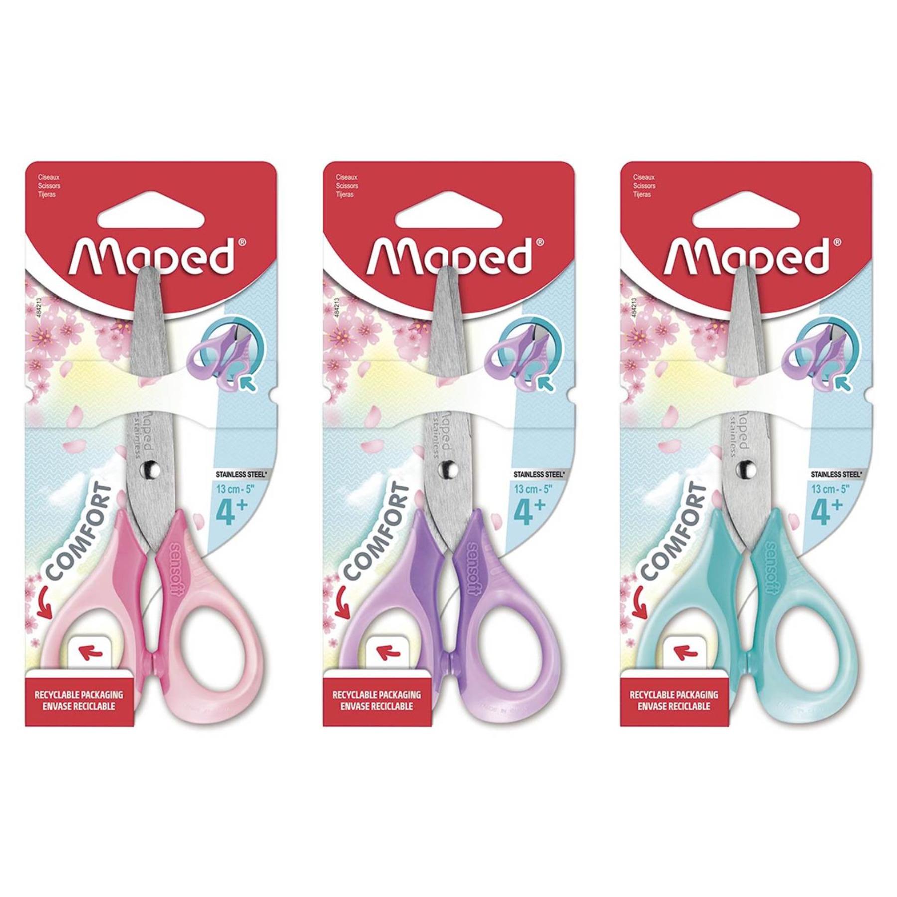MAPED Ciseaux Sensoft Pastel 13cm