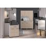 Voir la diapositive 6 : Buffet de cuisine 6 portes 1 tiroir L120cm ZAK