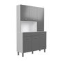 Voir la diapositive 3 : Buffet de cuisine 6 portes 1 tiroir L120cm ZAK