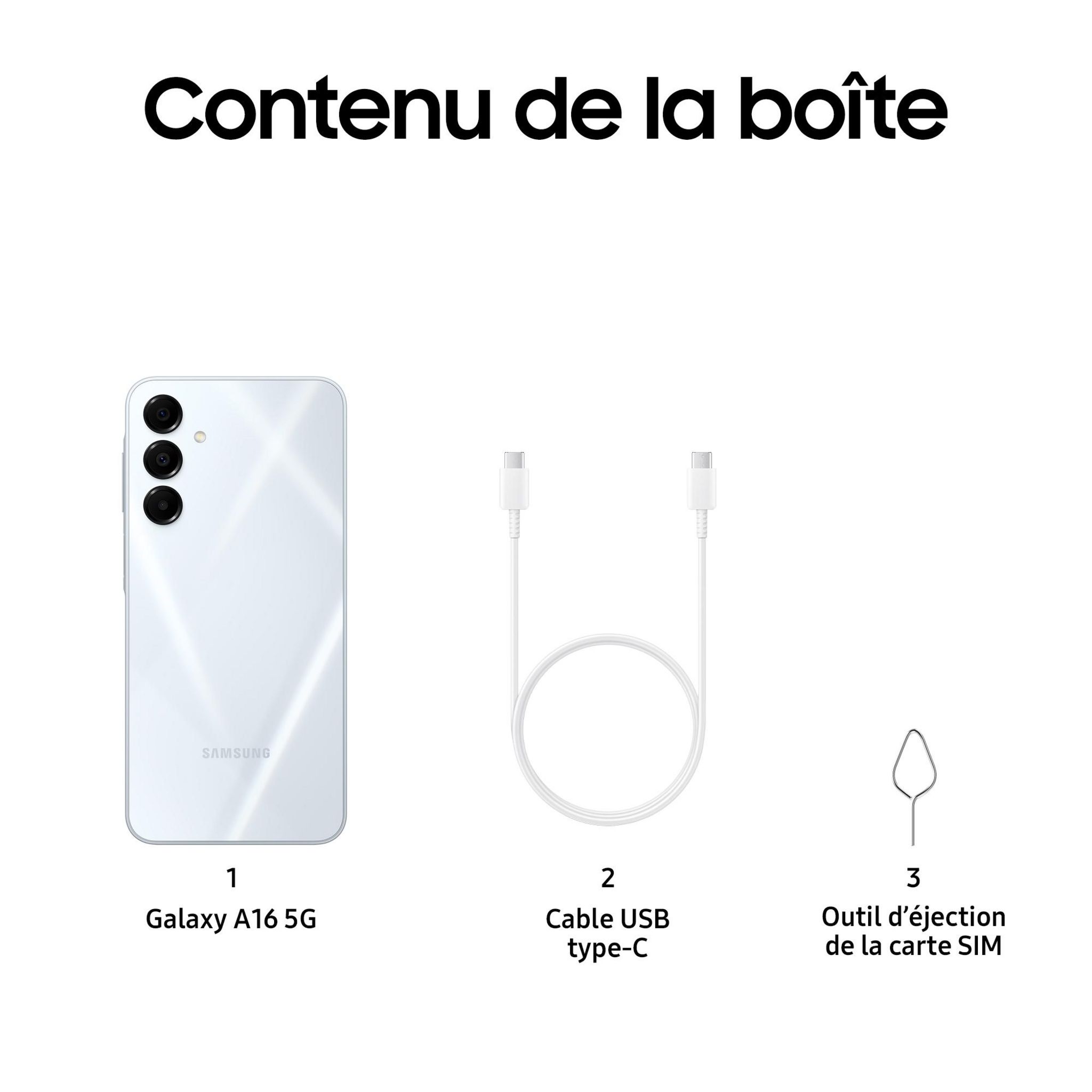 Voir la diapositive 9 : SAMSUNG Galaxy A16 5G 128Go - Gris