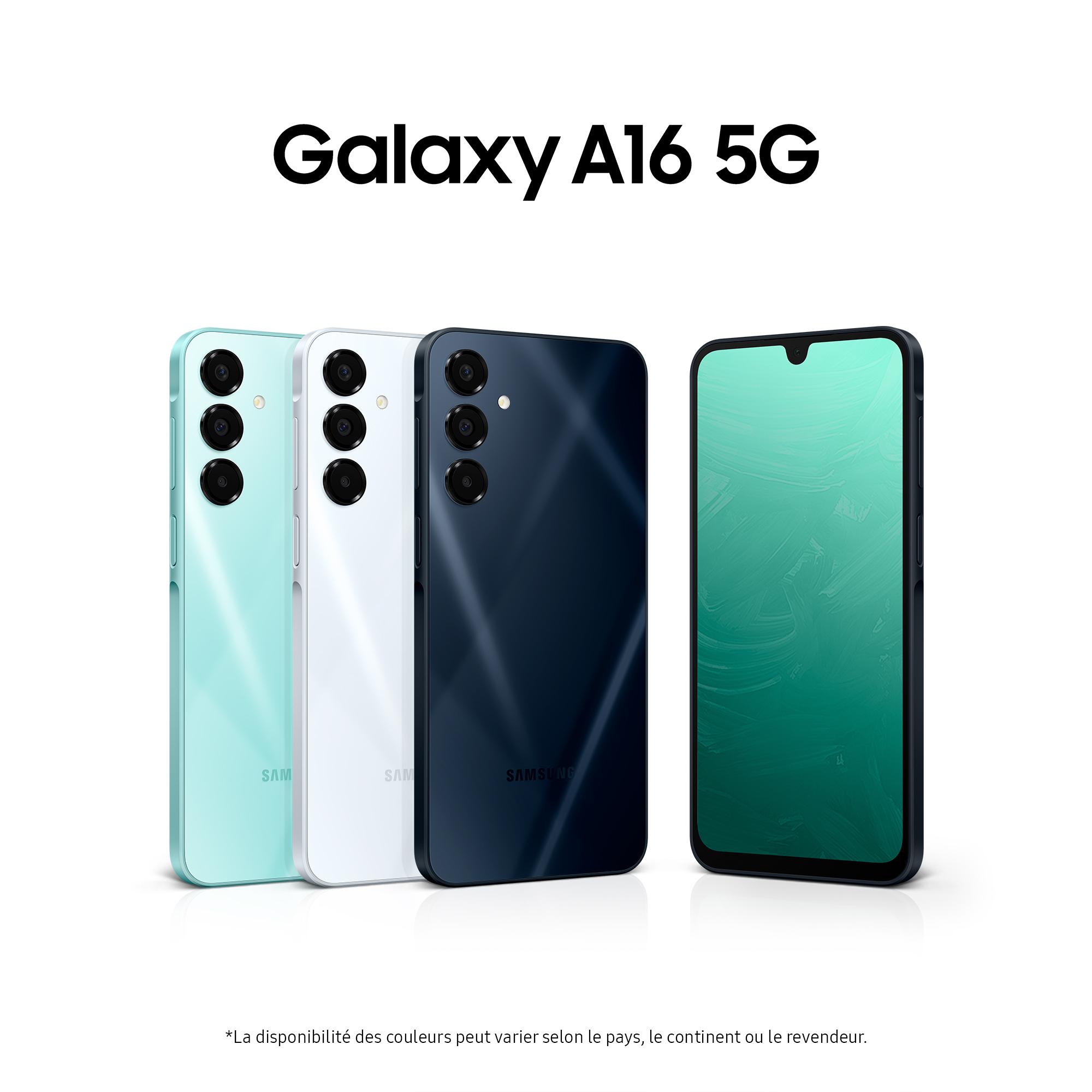 Voir la diapositive 3 : SAMSUNG Galaxy A16 5G 128Go - Bleu nuit
