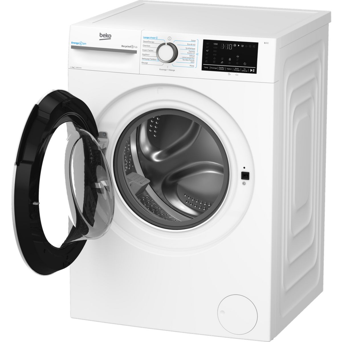 BEKO Lave linge hublot à induction BM0WT49211, 9 kg, 1200 T/min, A