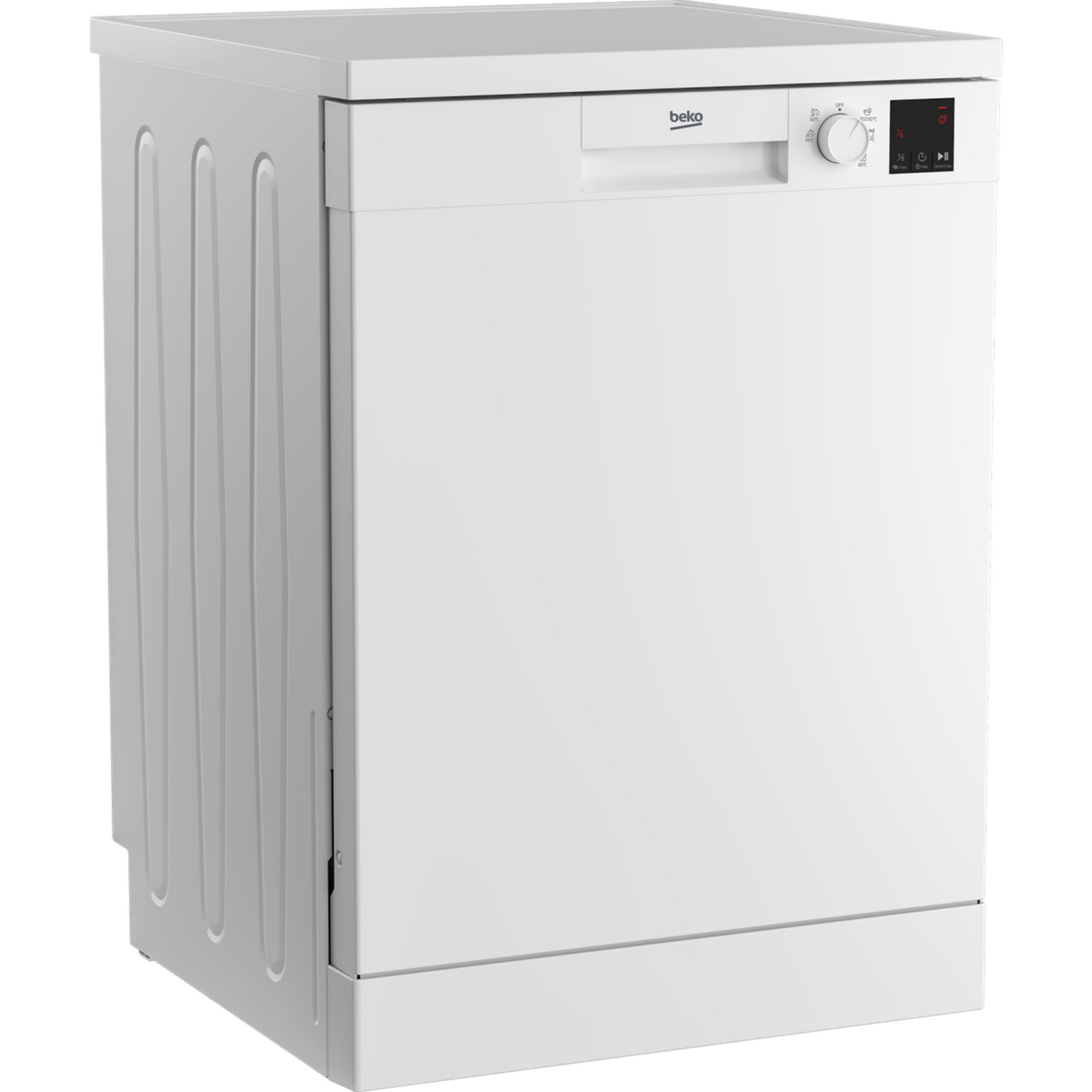 Voir la diapositive 2 : BEKO Lave-vaisselle pose libre TDFV16310W, 13 couverts, 60 cm, 47 dB, D