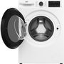 Voir la diapositive 2 : BEKO Lave linge hublot à induction B3WFT51243W, 12 kg, 1400 T/min, A