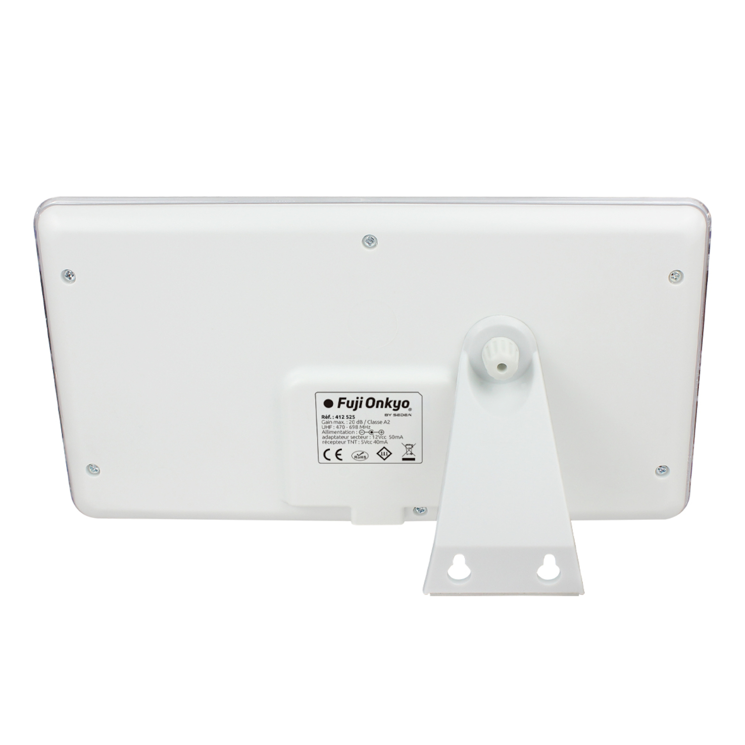 Voir la diapositive 2 : FUJIONKYO Antenne Intérieure Diamond - Blanc
