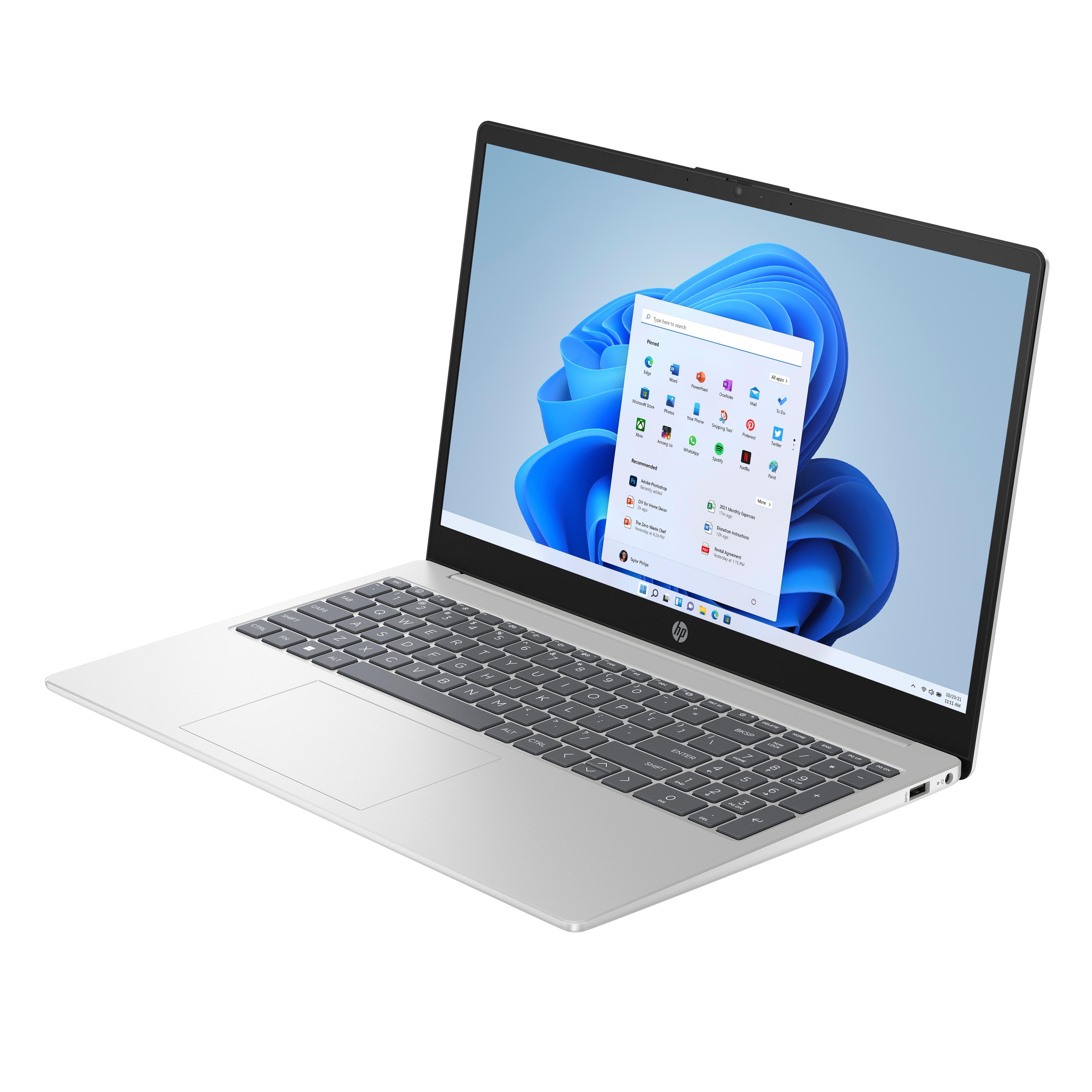 Voir la diapositive 2 : HP Ordinateur portable LAPTOP 15-FC0097NF - Gris