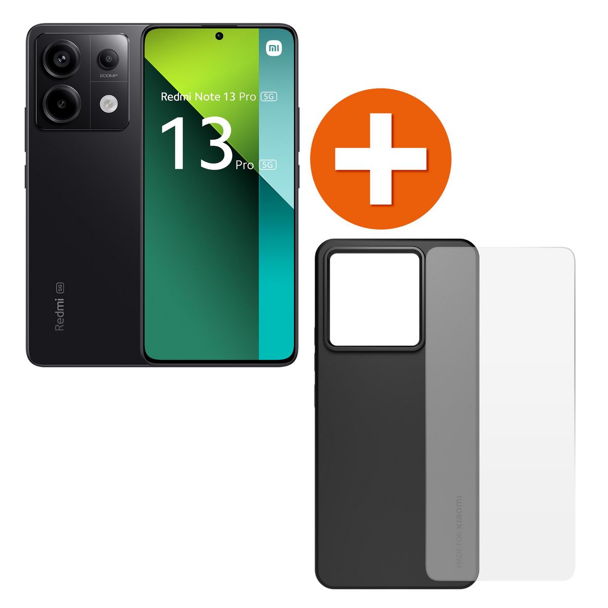 XIAOMI Pack 13P 5G 256Go + Coque + Verre trempé