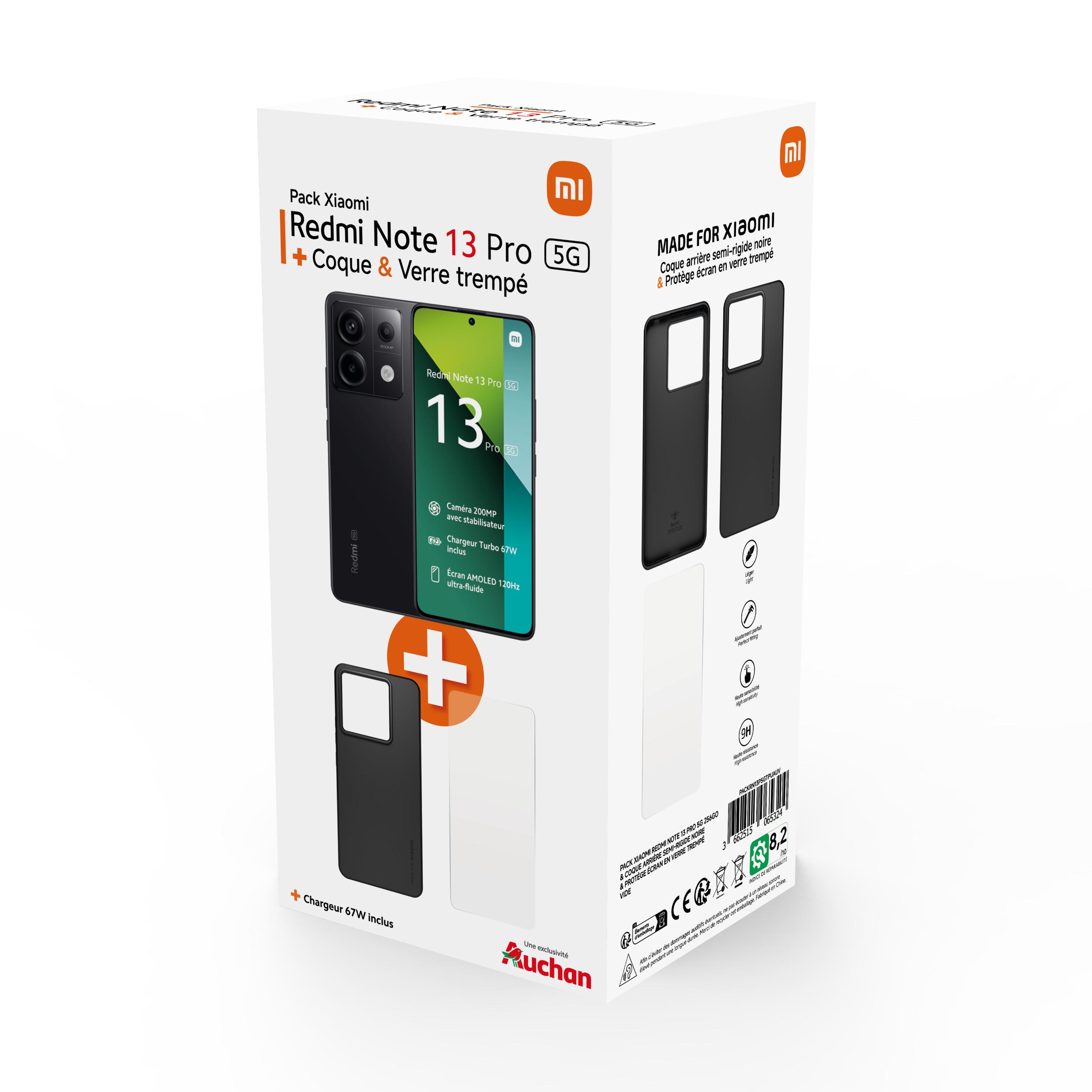 Voir la diapositive 3 : XIAOMI Pack 13P 5G 256Go + Coque + Verre trempé