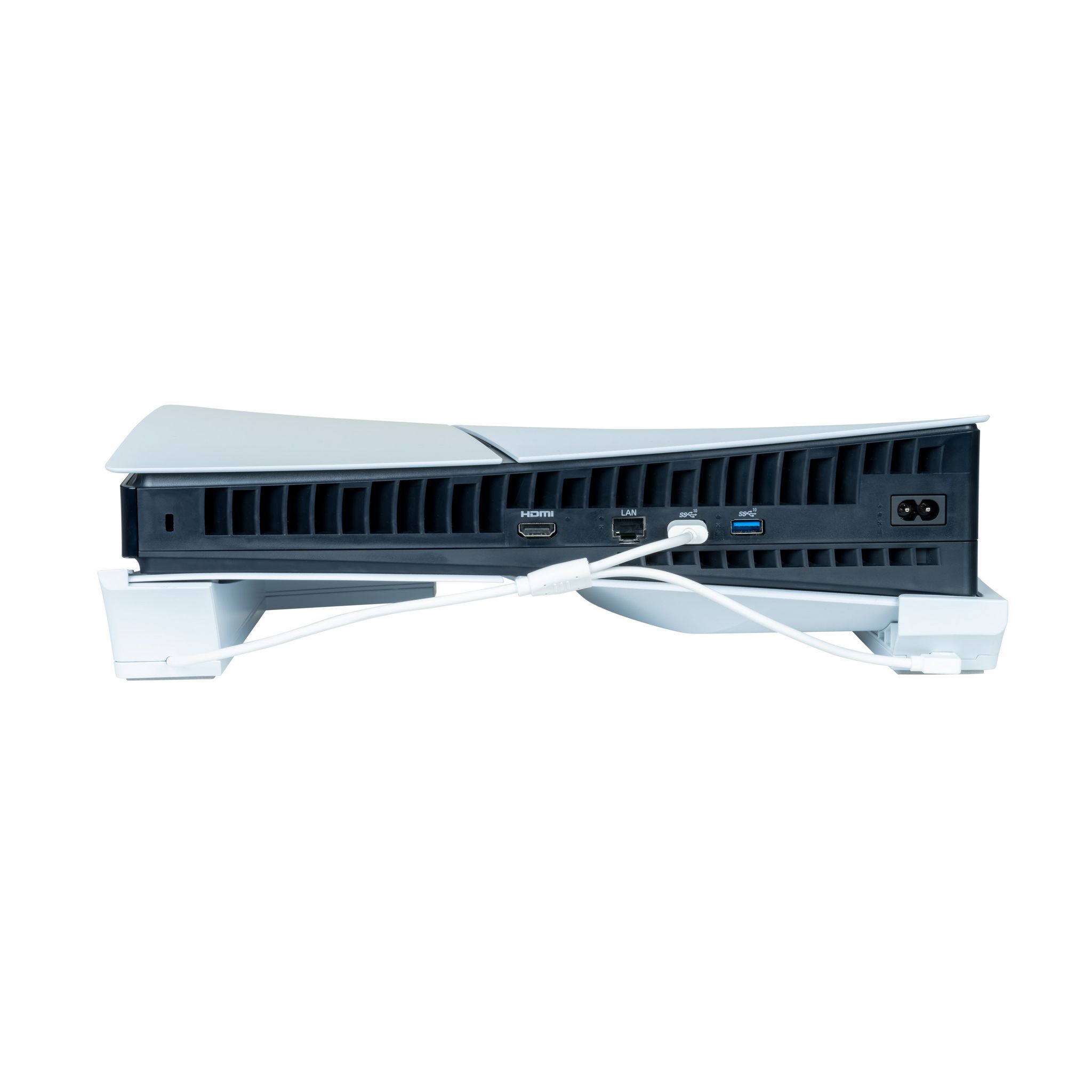Voir la diapositive 3 : BIGBEN Support horizontal pour console Slim PS5 Blanc
