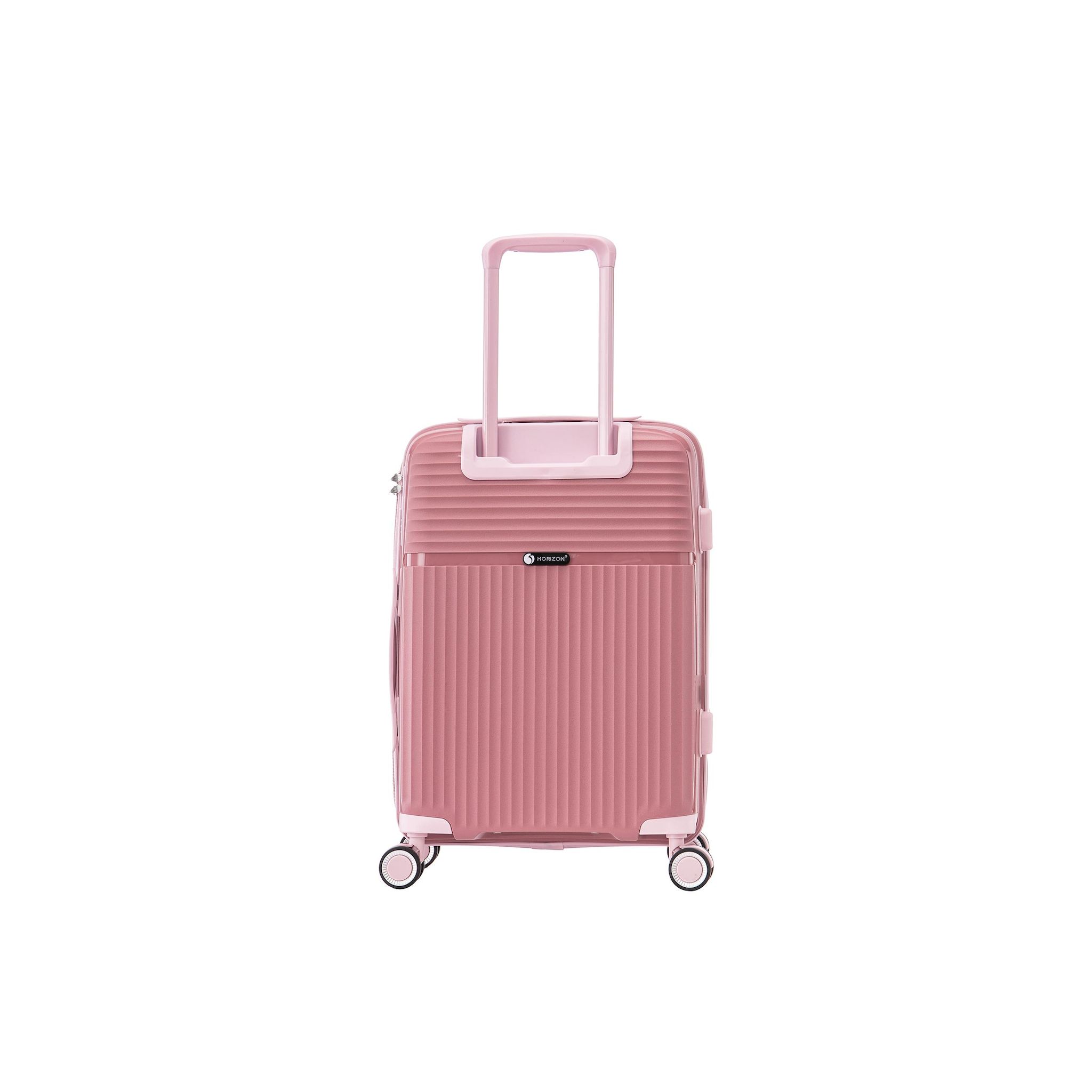 Voir la diapositive 3 : Valise Twinny Polypropylène 55cm - Rose