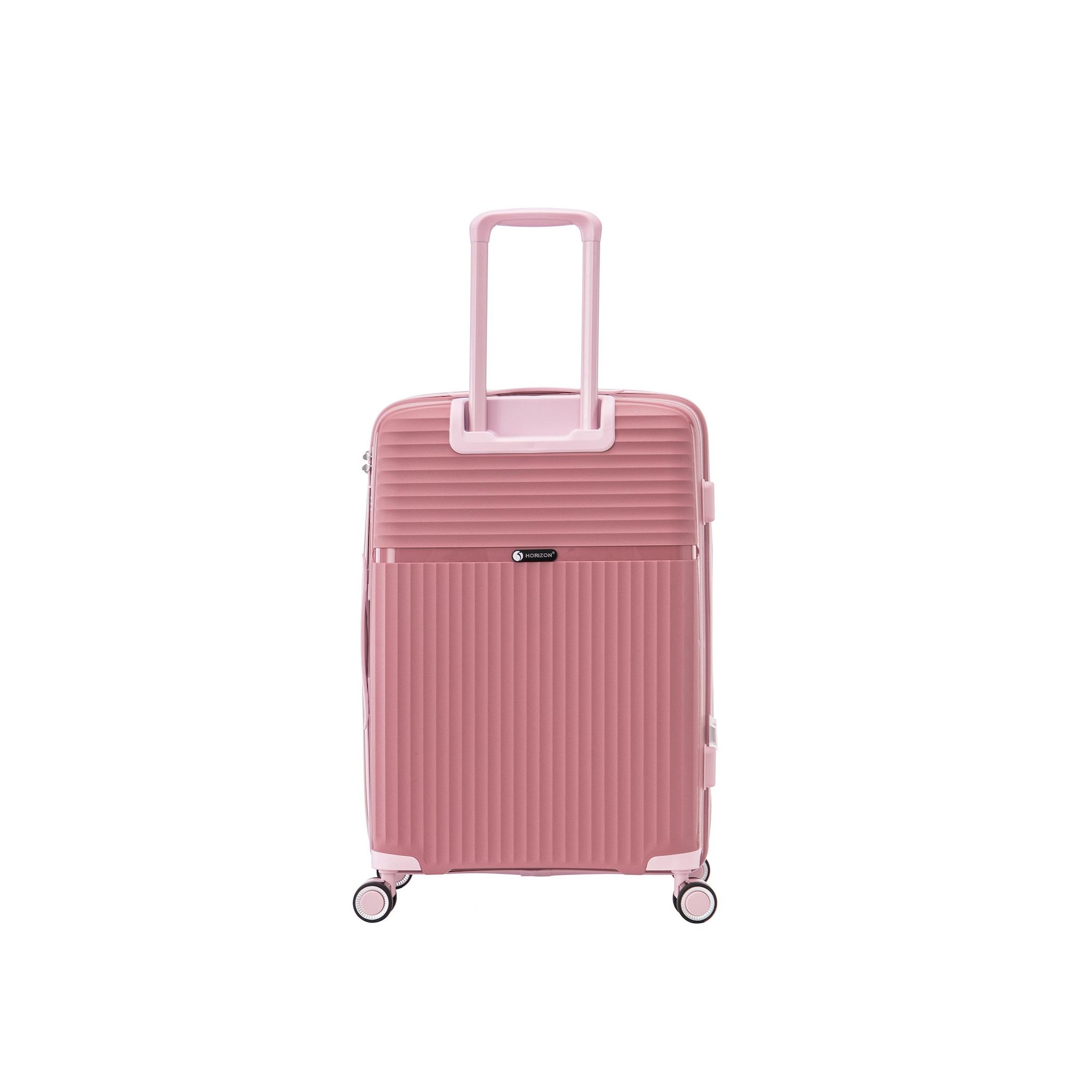 Voir la diapositive 3 : Valise Twinny Polypropylène 65cm - Rose