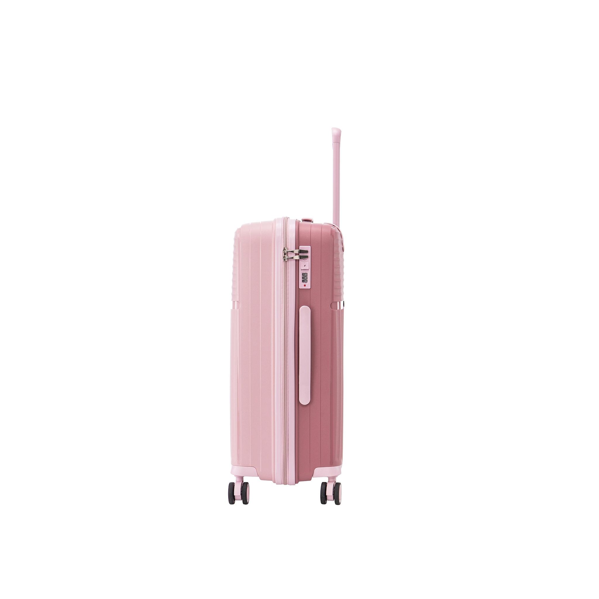 Voir la diapositive 6 : Valise Twinny Polypropylène 65cm - Rose