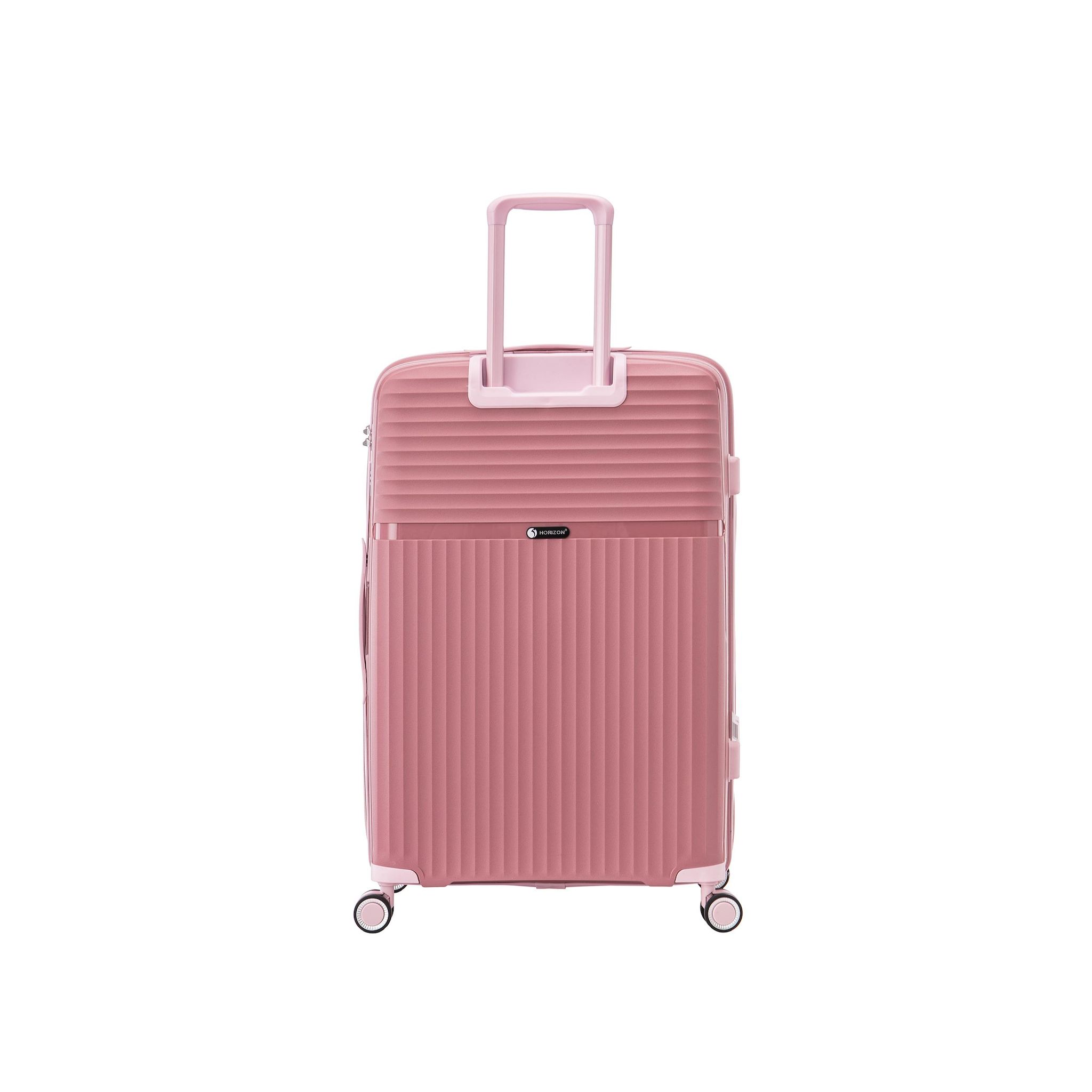Voir la diapositive 3 : Valise Twinny Polypropylène 75cm - Rose