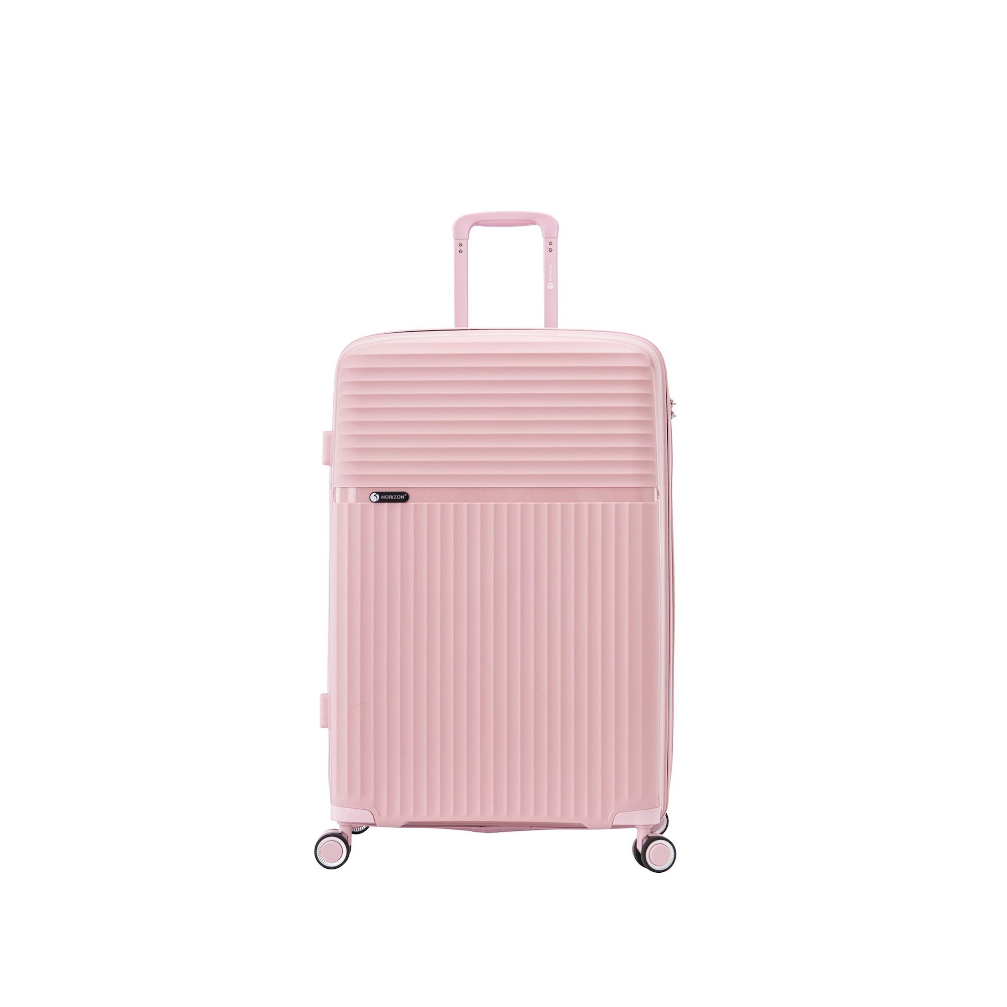 Voir la diapositive 4 : Valise Twinny Polypropylène 75cm - Rose