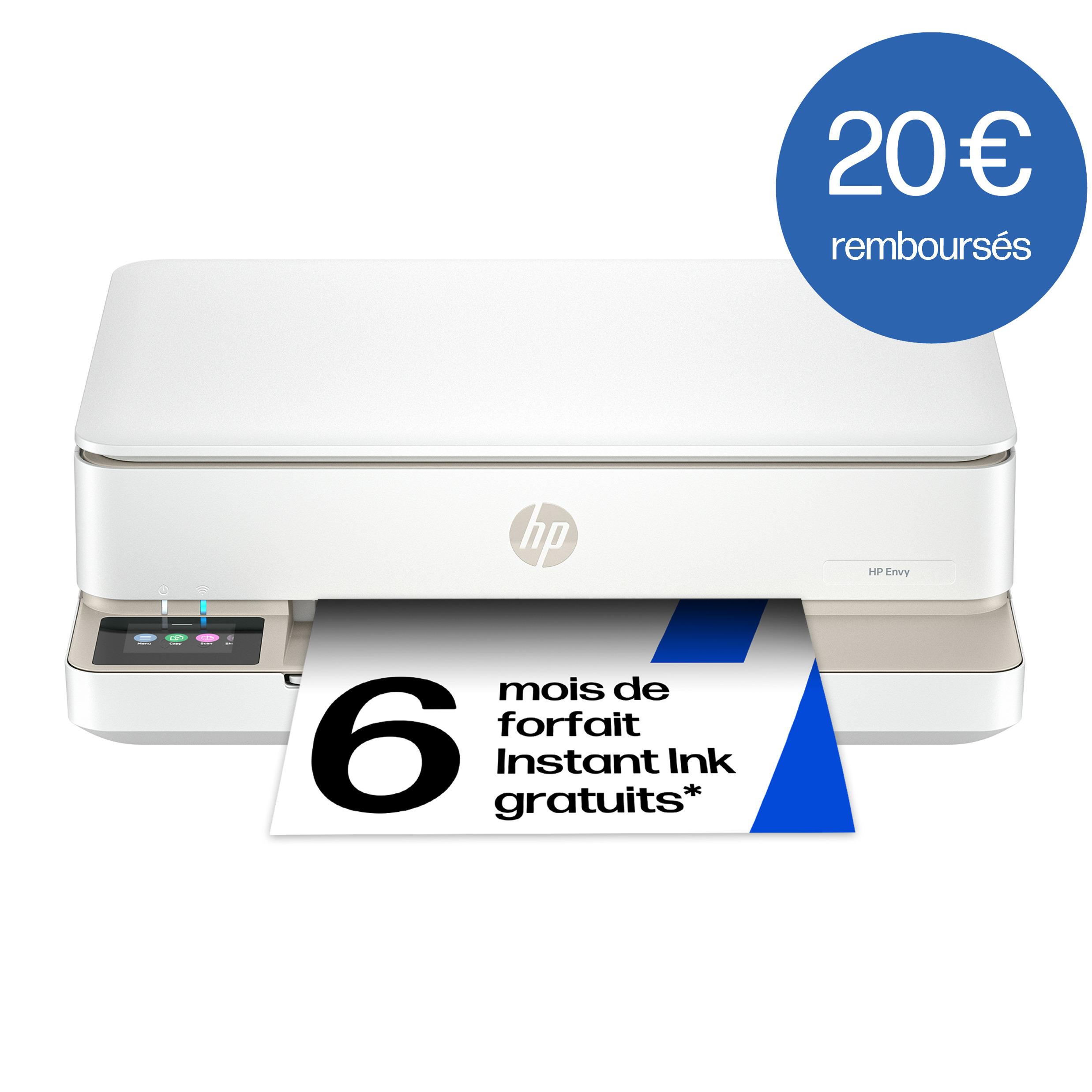 Voir la diapositive 2 : HP Imprimante ENVY 6132E éligible Instant Ink