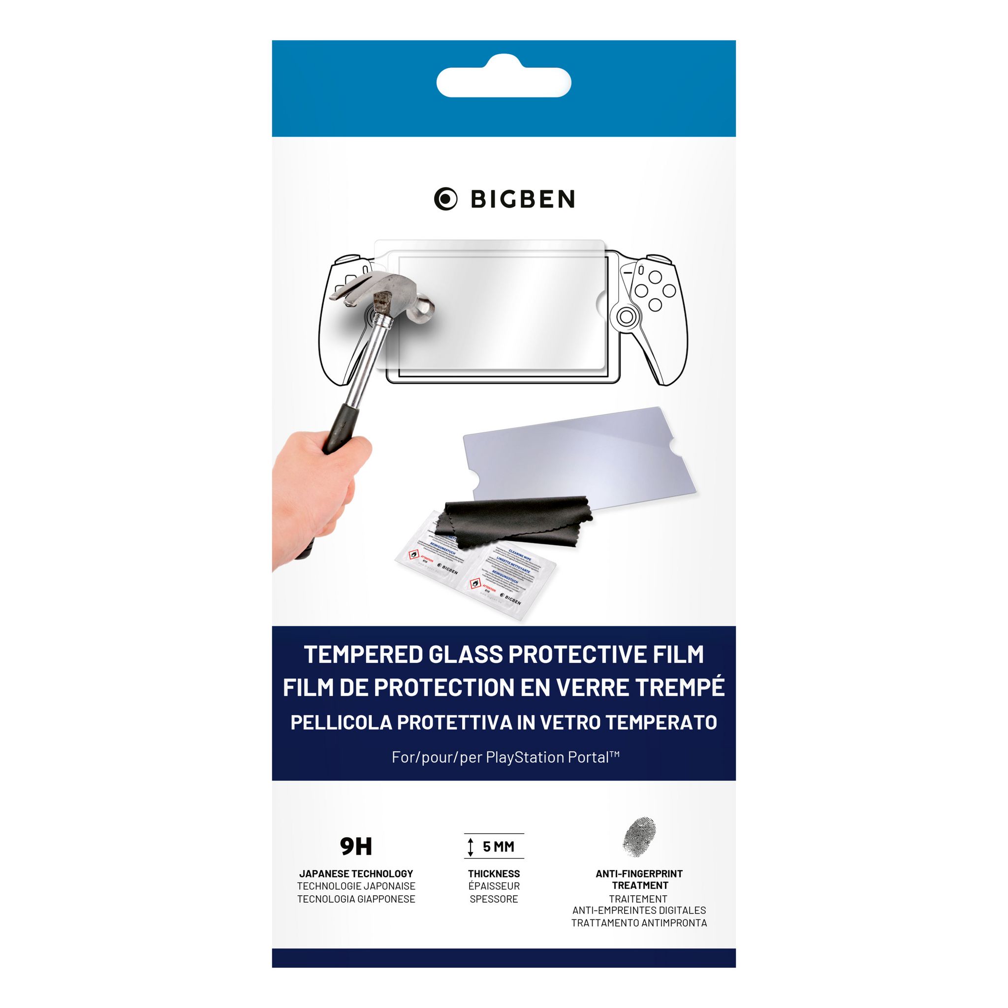 BIGBEN Protection d'écran en verre trempé pour PlayStation Portal SONY