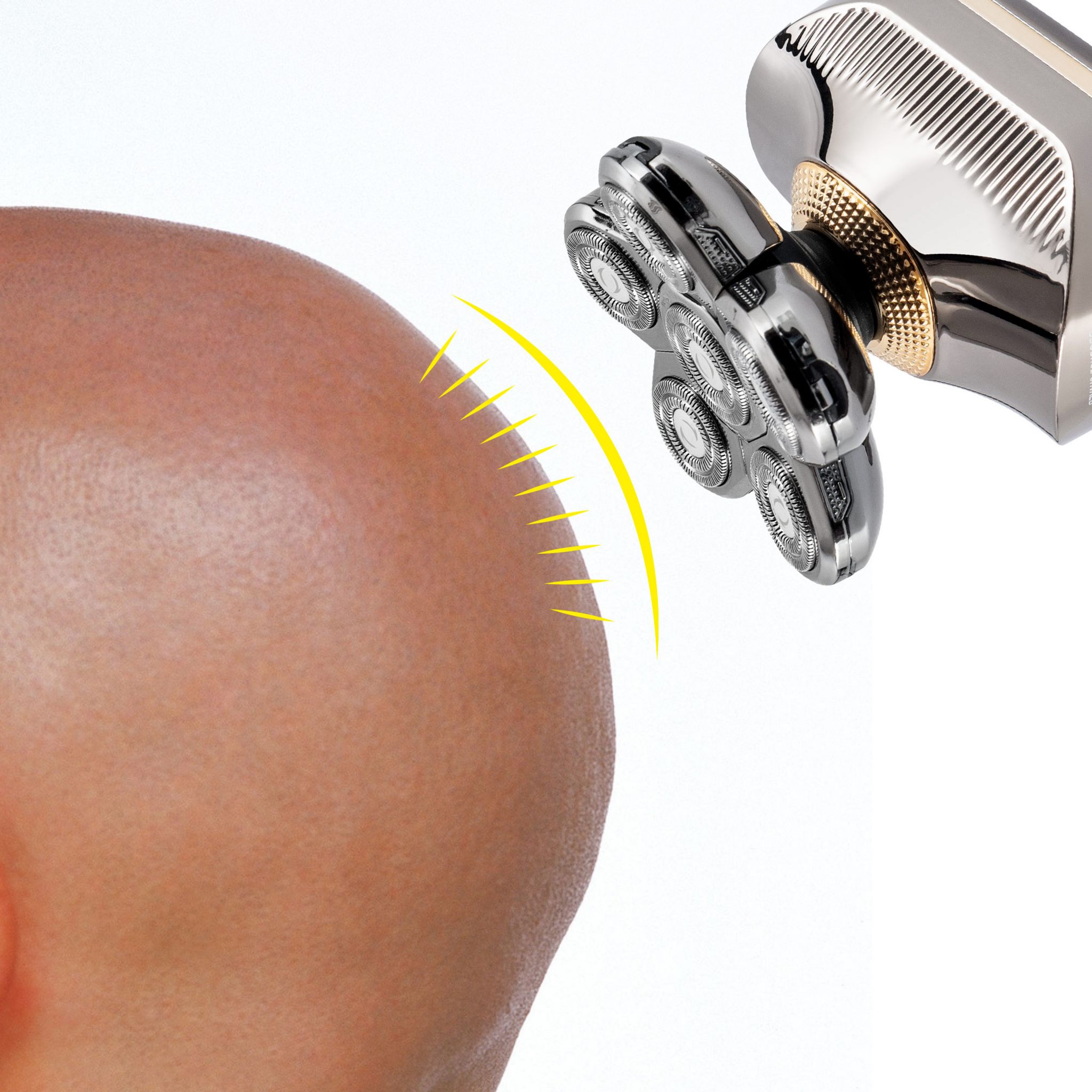 Voir la diapositive 8 : BECKER SHAVES & TRIMS Rasoir à 6 têtes rotatives H6 - Gris