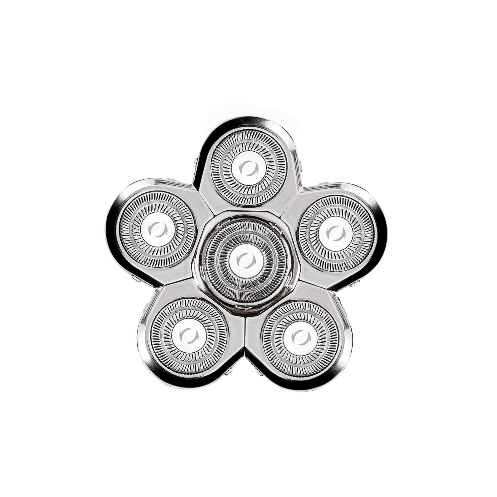 Voir la diapositive 9 : BECKER SHAVES & TRIMS Rasoir à 6 têtes rotatives H6 - Gris