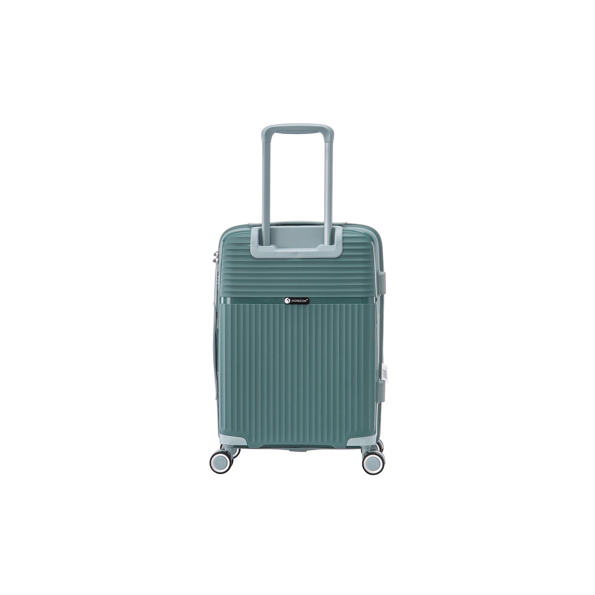Voir la diapositive 3 : Valise Twinny Polypropylène 55cm - Vert