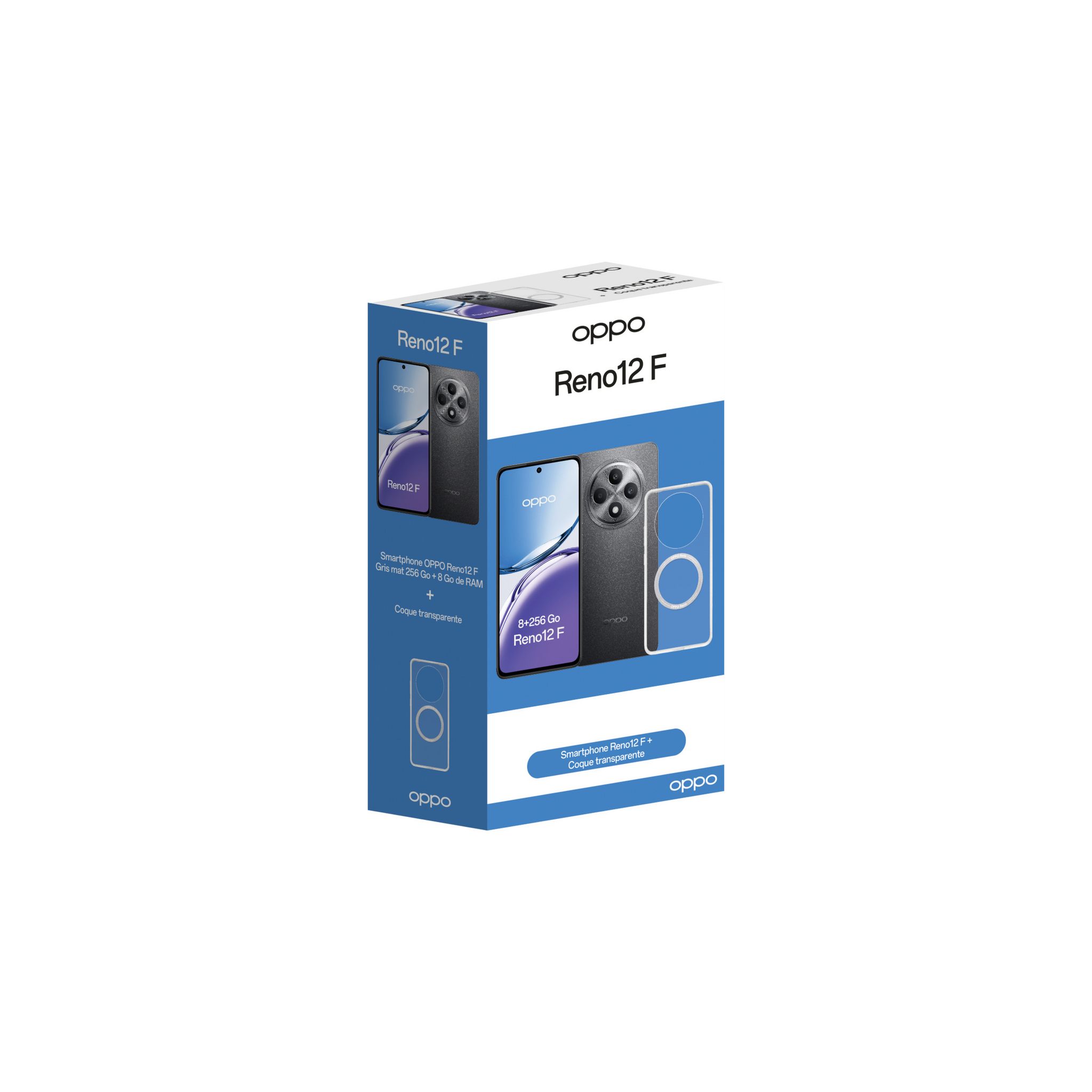 Voir la diapositive 2 : OPPO RENO 12F 4G 256Go+Coque - Noir