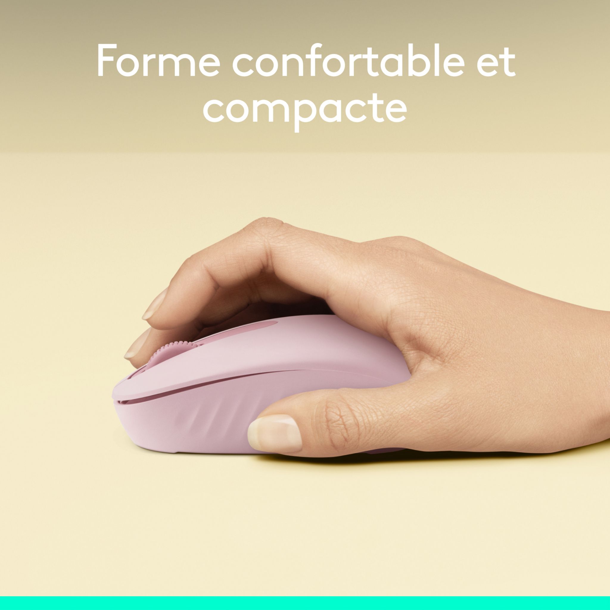 Voir la diapositive 3 : LOGITECH Souris Sans Fil M196 - Rose