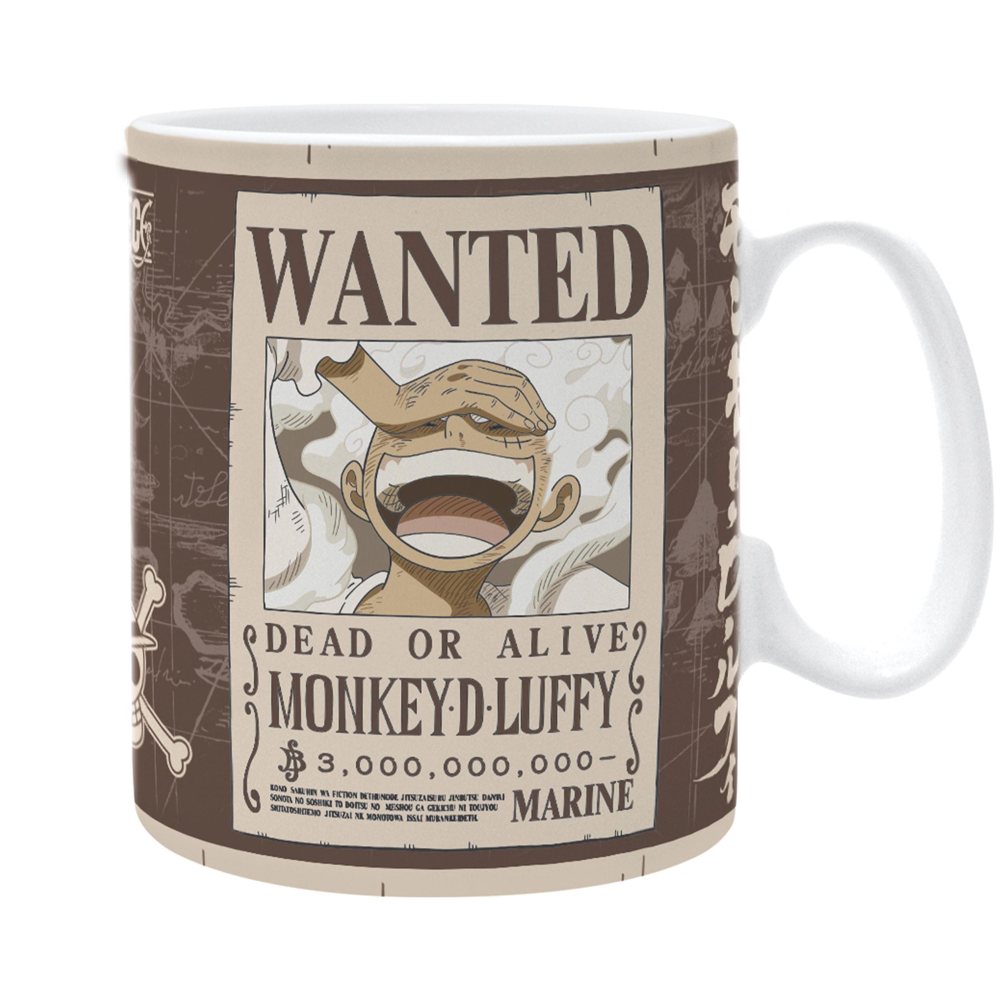 ABYSTYLE Mug Wanted Luffy - One Piece