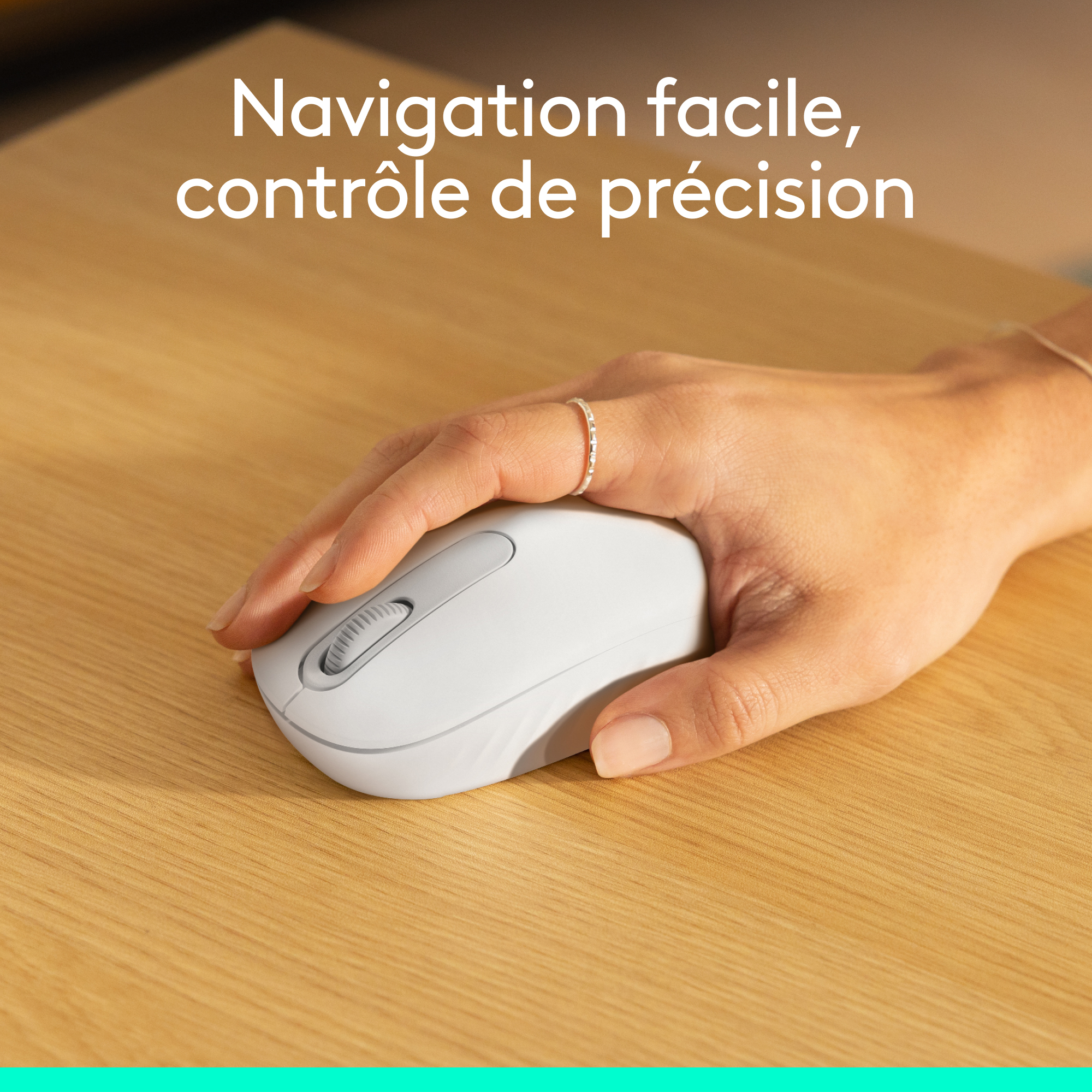 Voir la diapositive 5 : LOGITECH Souris Sans Fil M196 - Blanc