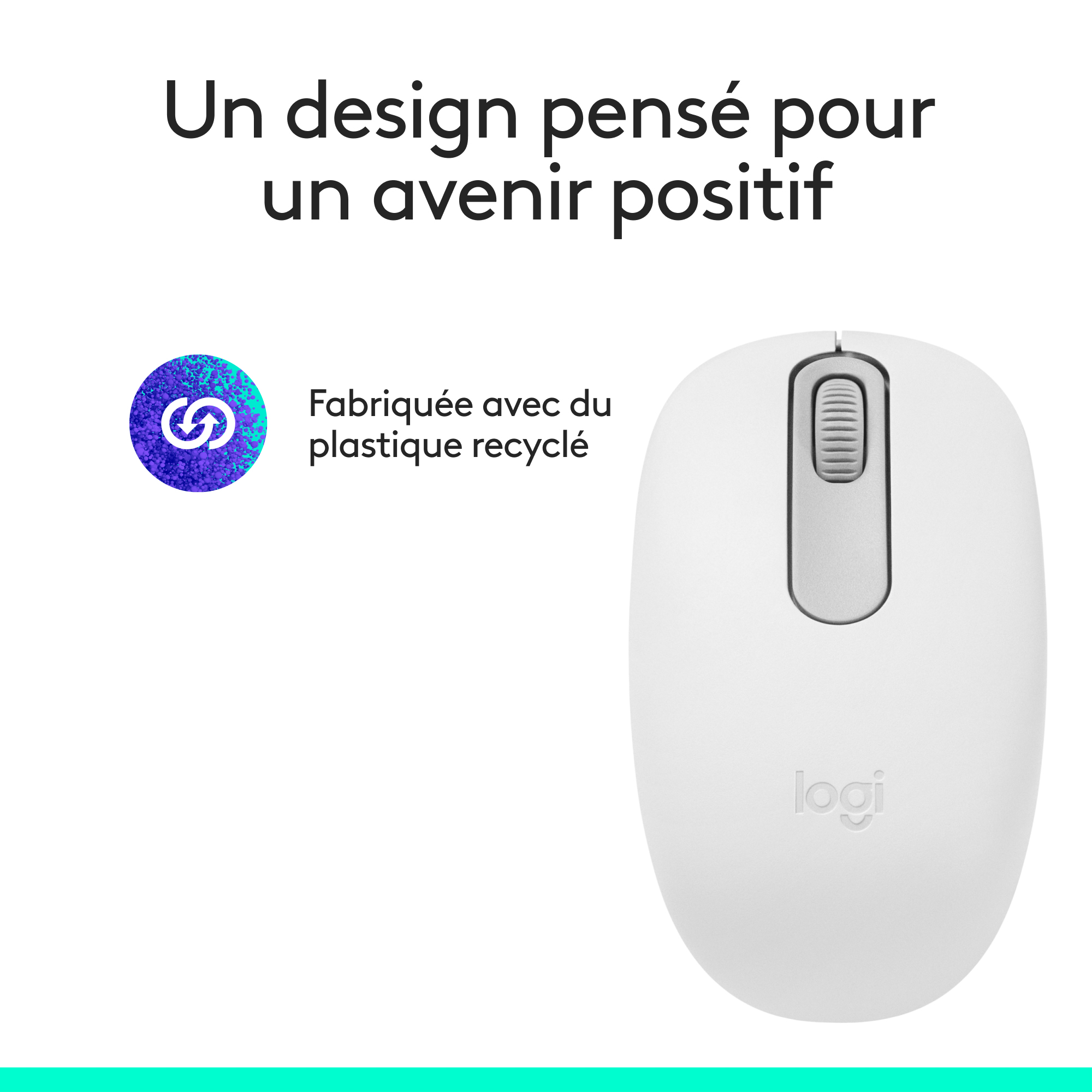 Voir la diapositive 10 : LOGITECH Souris Sans Fil M196 - Blanc