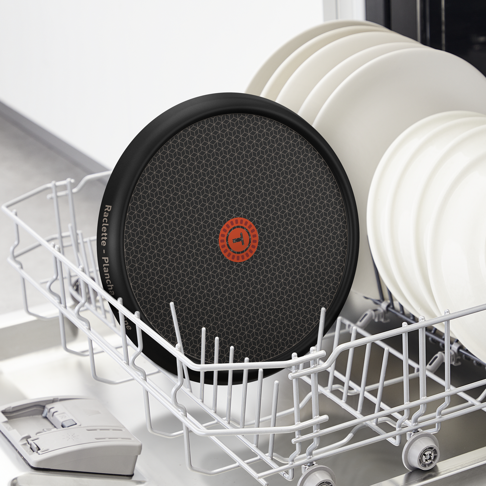 Voir la diapositive 3 : TEFAL Appareil à raclette RE151110 - Blanc