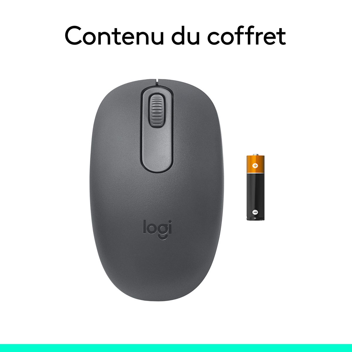 LOGITECH Souris Sans Fil M196 - Noir