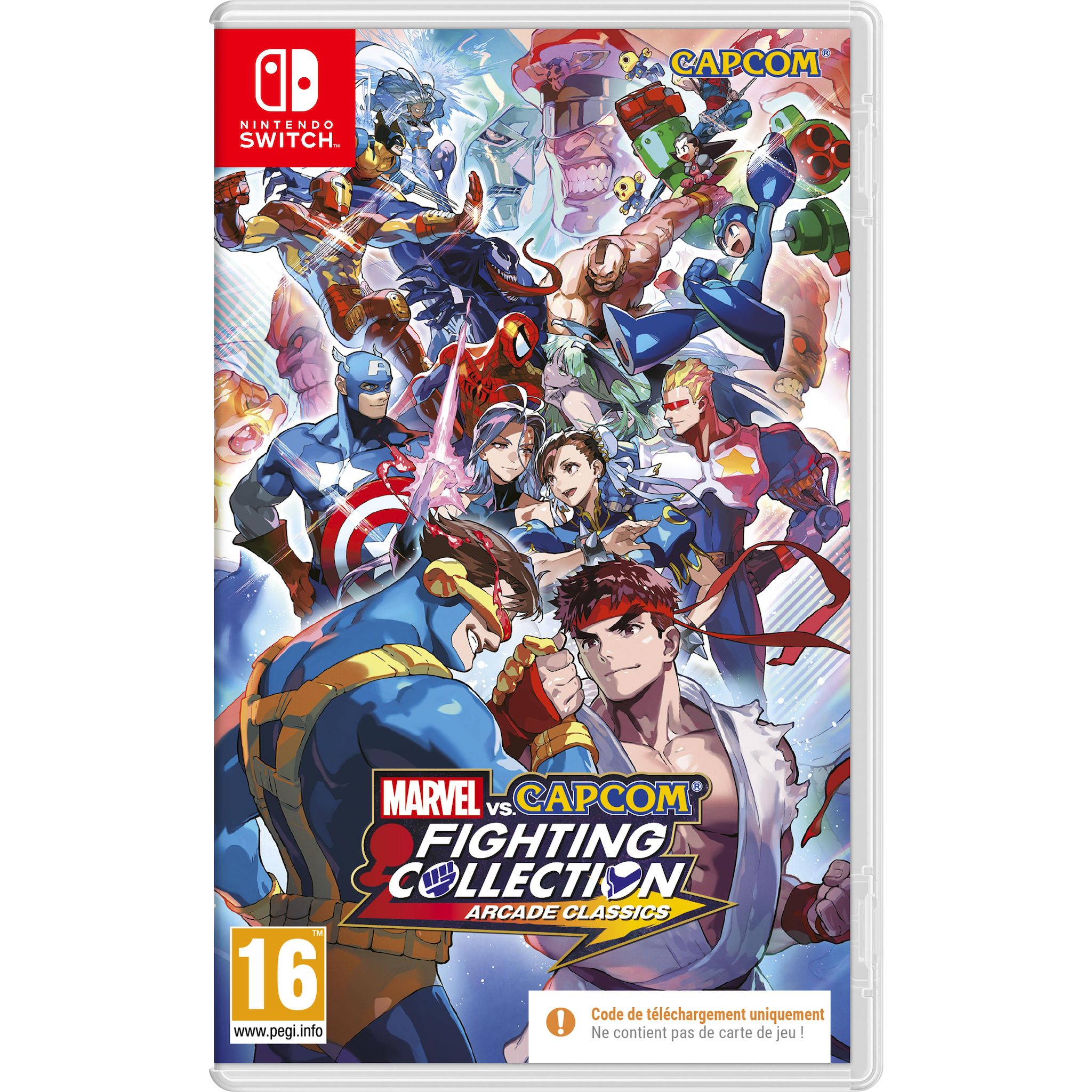 CAPCOM Marvel vs Capcom Fighting Collection Arcade Classics Code de téléchargement Nintendo Switch