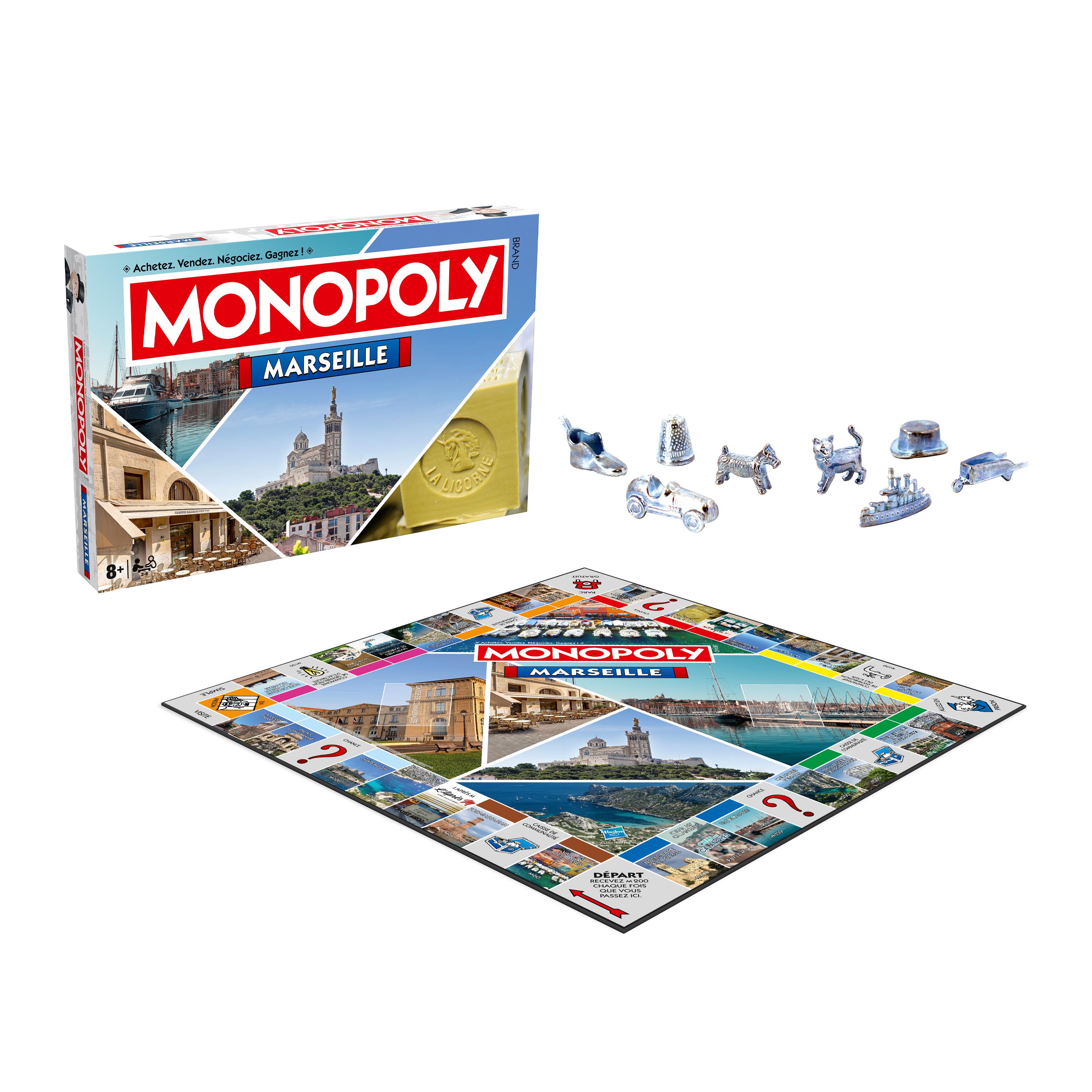 Voir la diapositive 2 : WINNING MOVES Jeu Monopoly Marseille