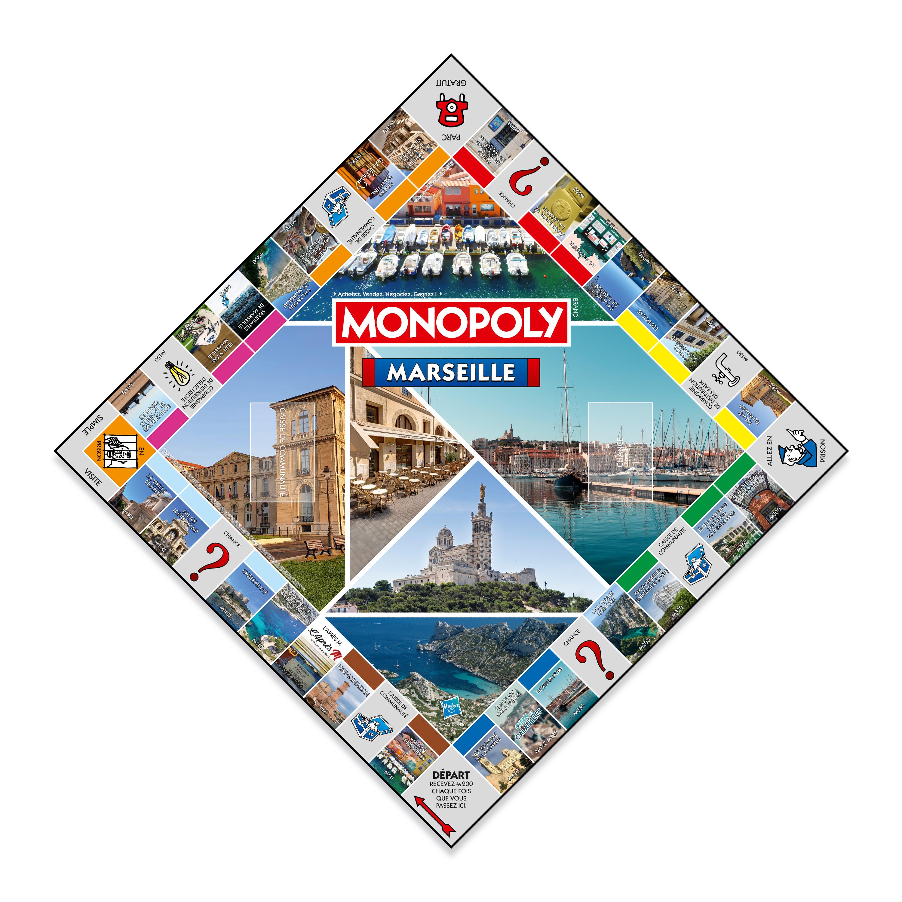 Voir la diapositive 3 : WINNING MOVES Jeu Monopoly Marseille