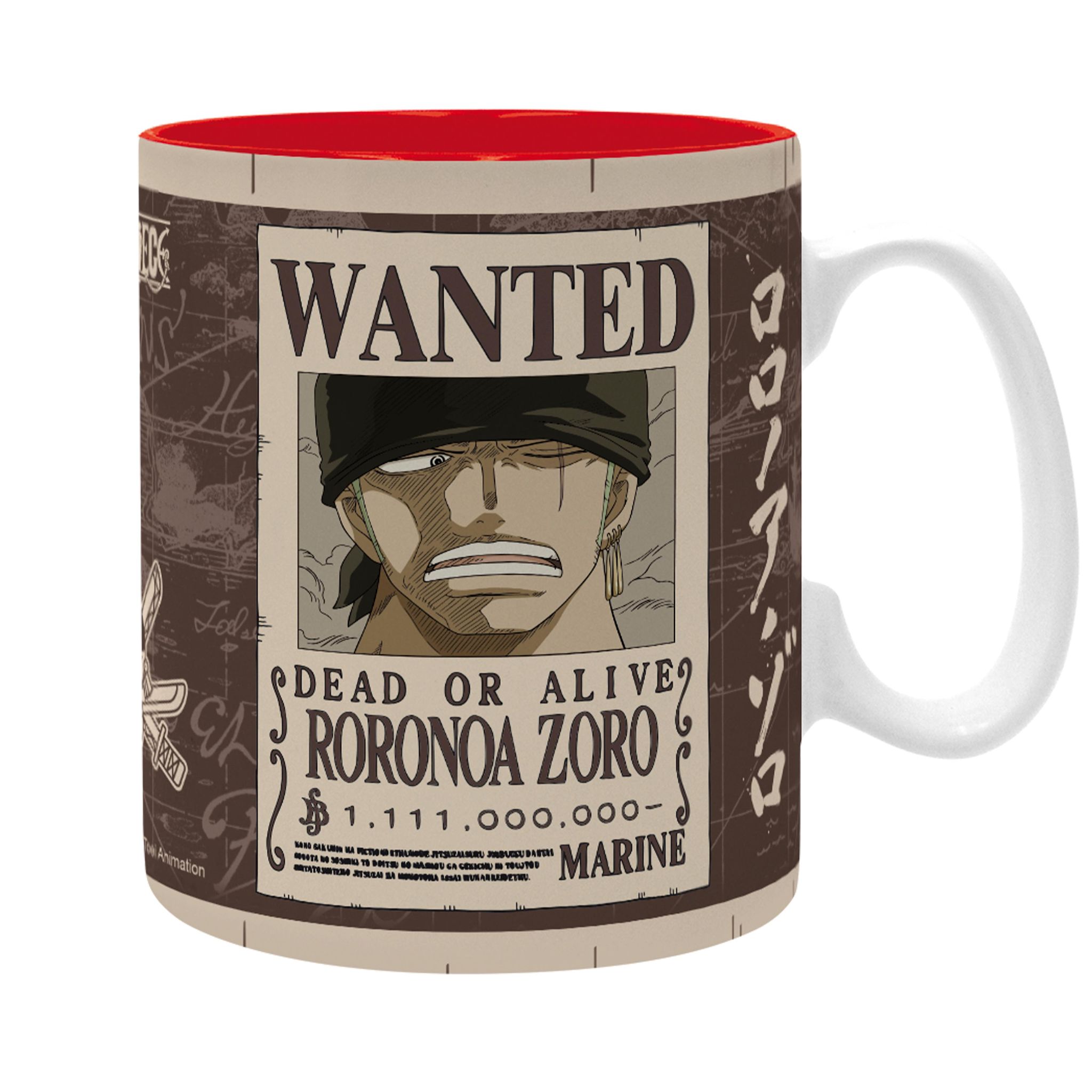 ABYSTYLE Mug Zoro Wanted - One Piece
