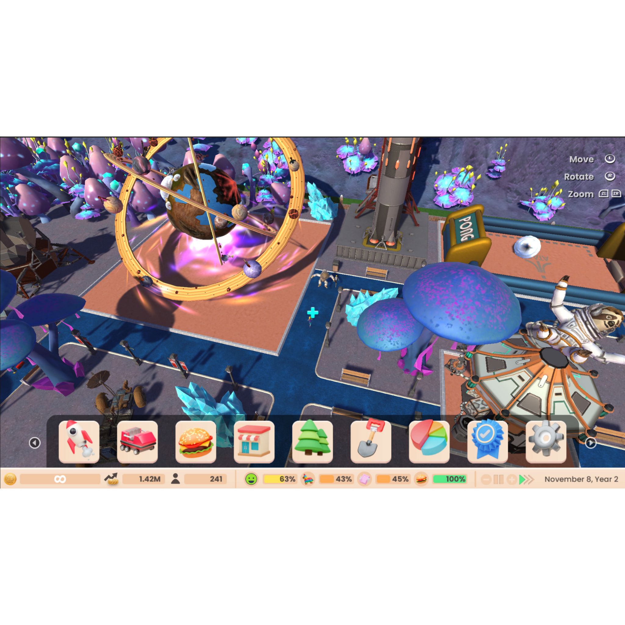 Voir la diapositive 4 : RollerCoaster Tycoon Adventures Deluxe PS5