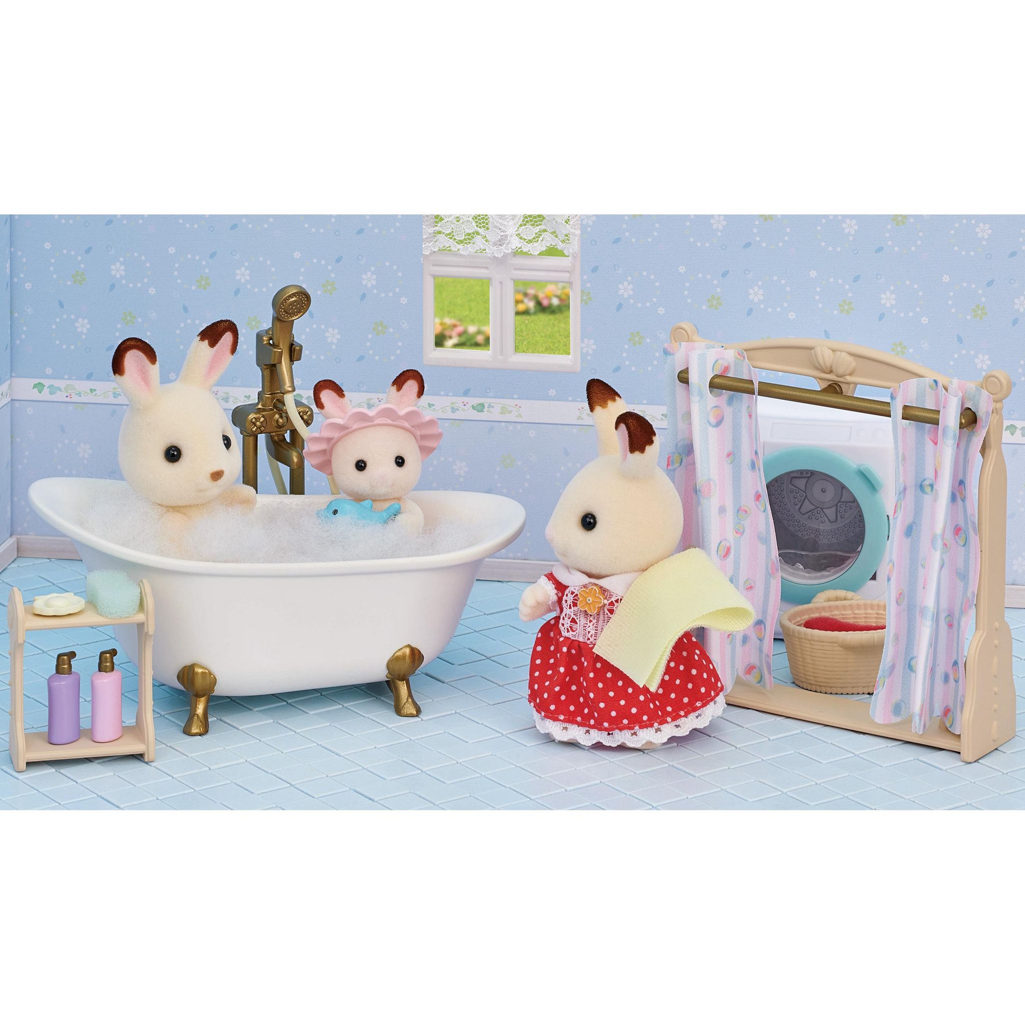 Voir la diapositive 5 : EPOCH D'ENFANCE Le Set Baignoire et Douche Sylvanian Families