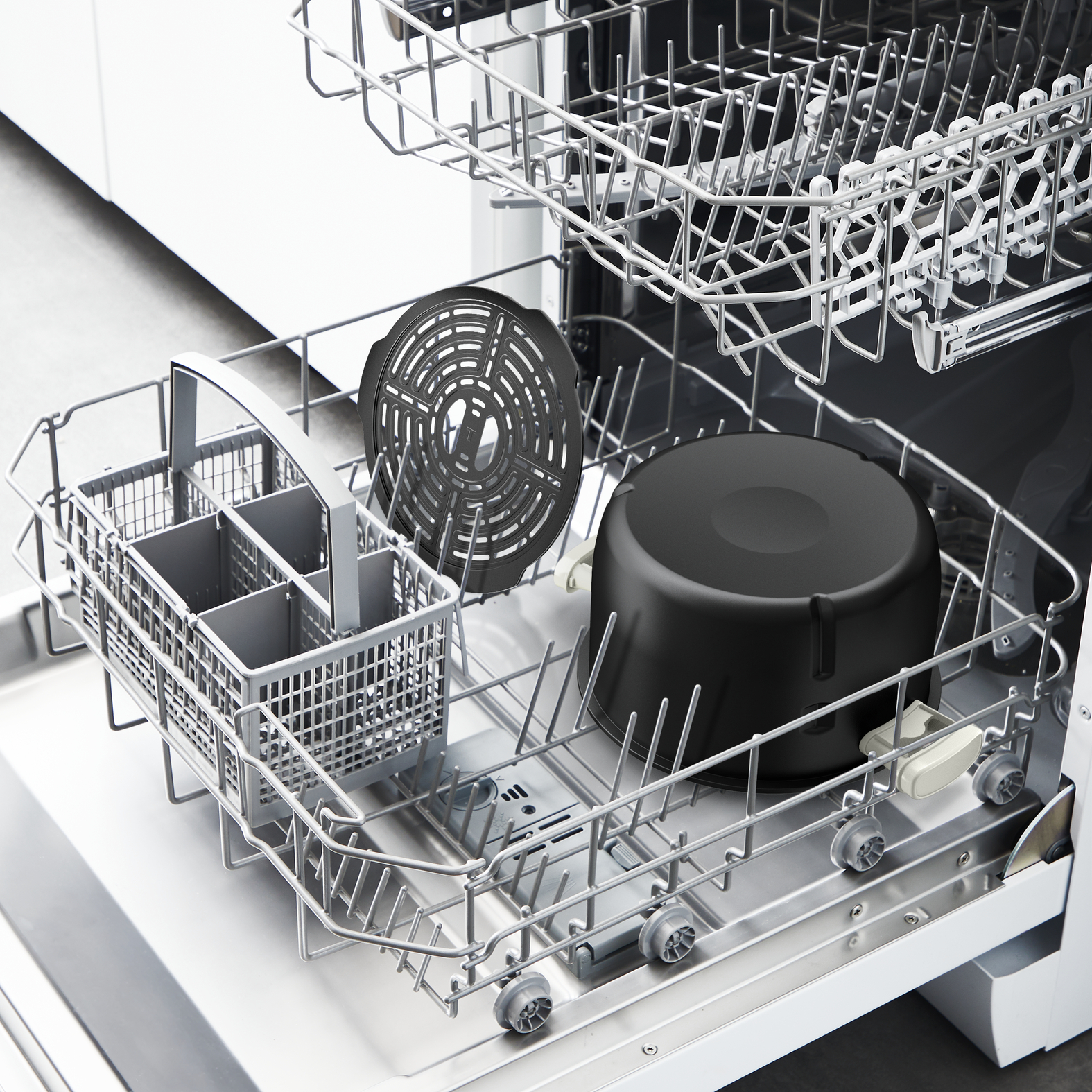 Voir la diapositive 4 : MOULINEX Multicuiseur + Air Fryer MZ7301FO - Beige