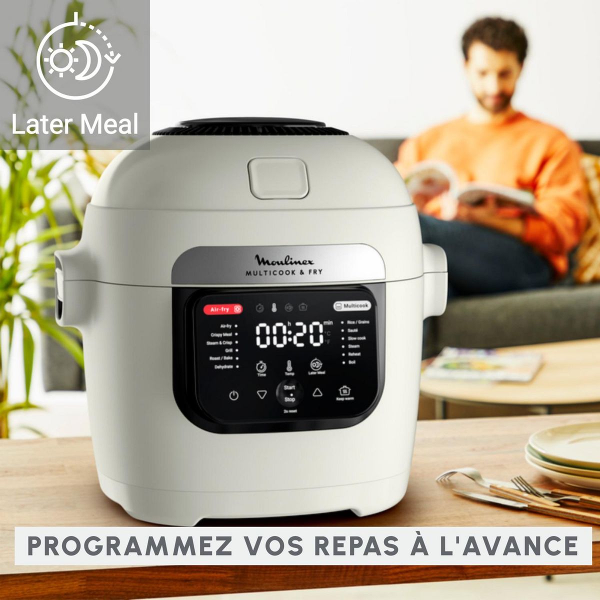 MOULINEX Multicuiseur + Air Fryer MZ7301FO - Beige