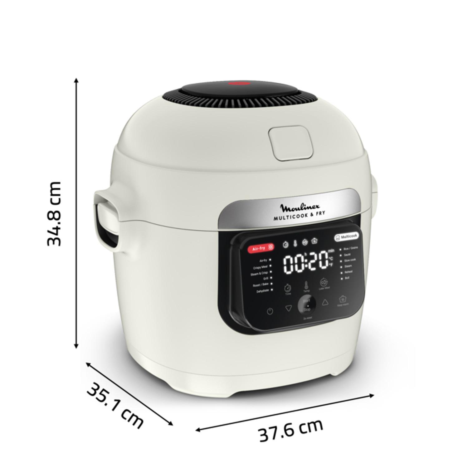 Voir la diapositive 6 : MOULINEX Multicuiseur + Air Fryer MZ7301FO - Beige