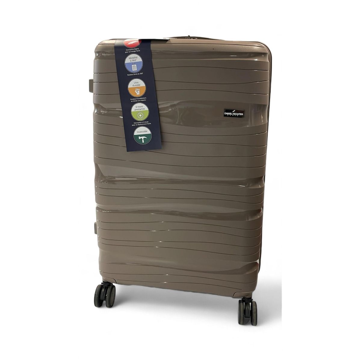 INTERSOLD Valise Daniel Hechter Polypropylène 50cm - Kaki