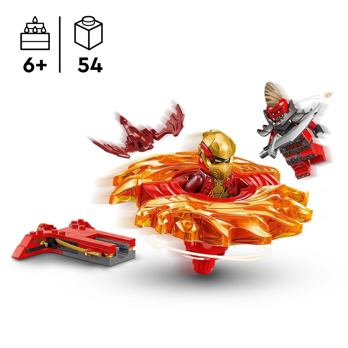 LEGO Ninjago 71823 - La toupie Spinjitzu du dragon de Kai