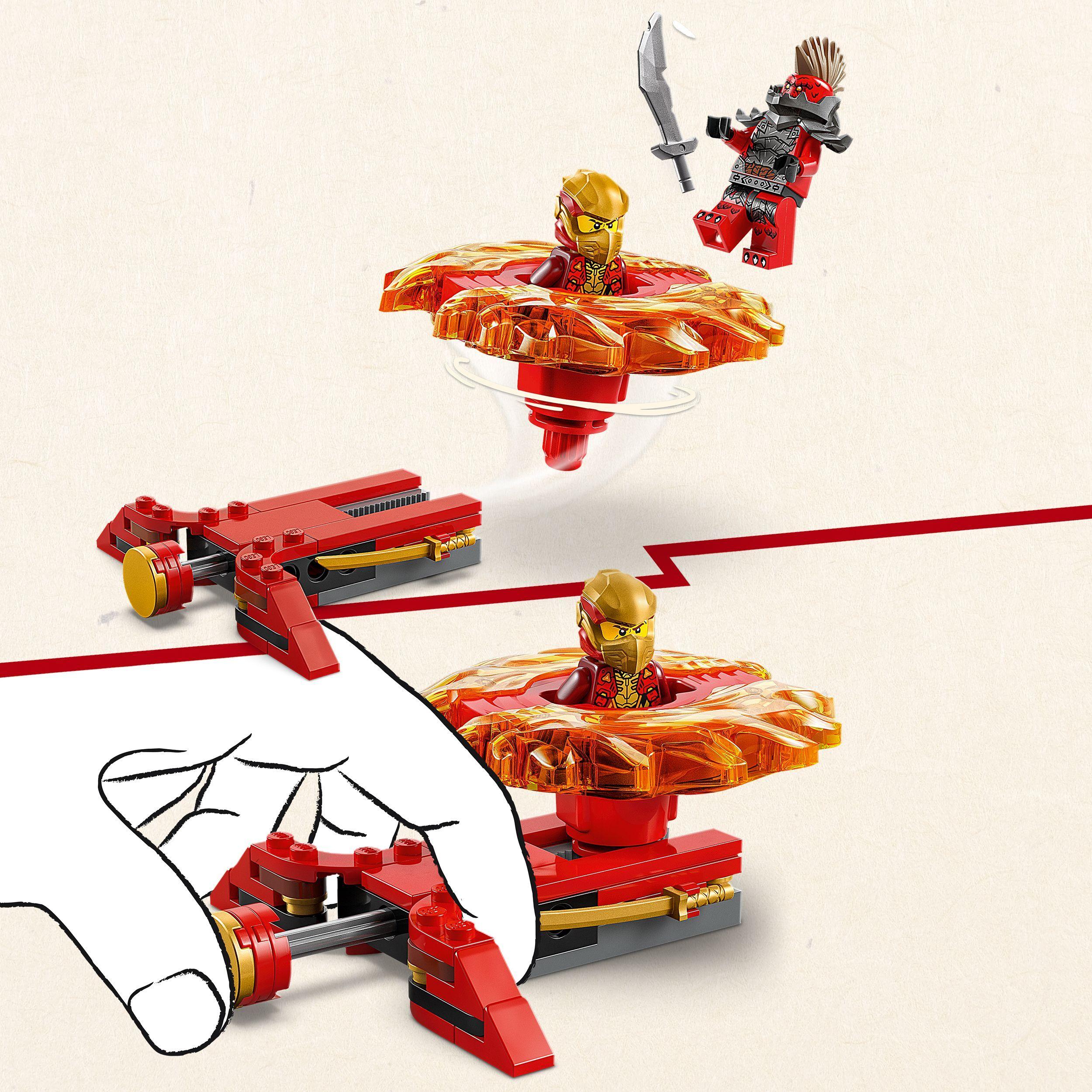 Voir la diapositive 4 : LEGO Ninjago 71823 - La toupie Spinjitzu du dragon de Kai